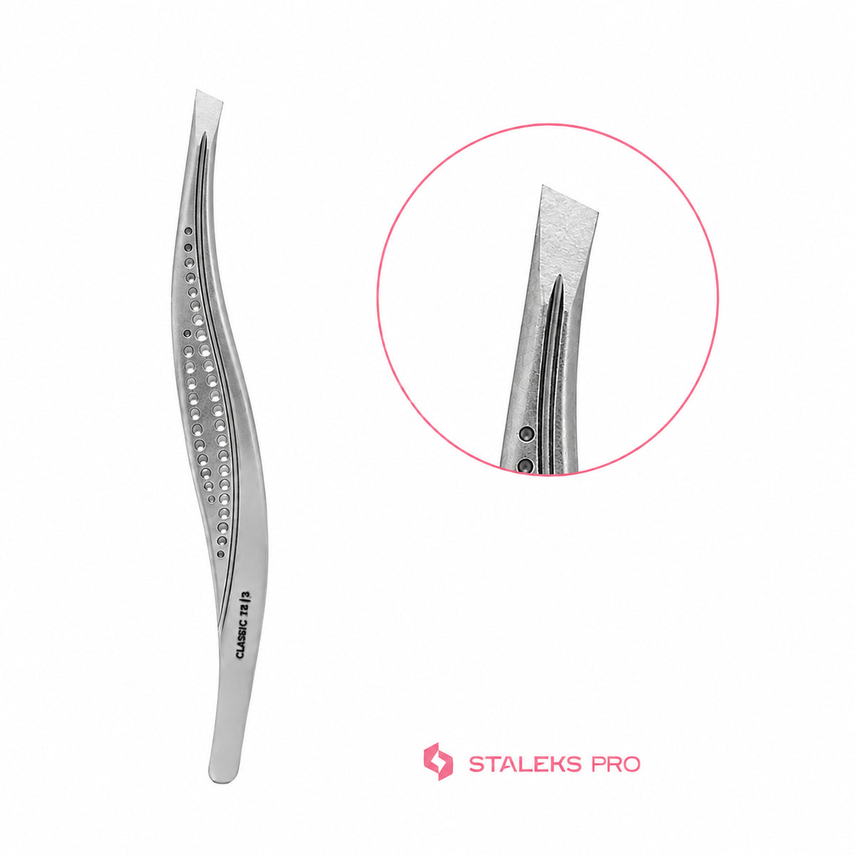 Pinça Sobrancelhas Staleks Classic 12 tipo 3