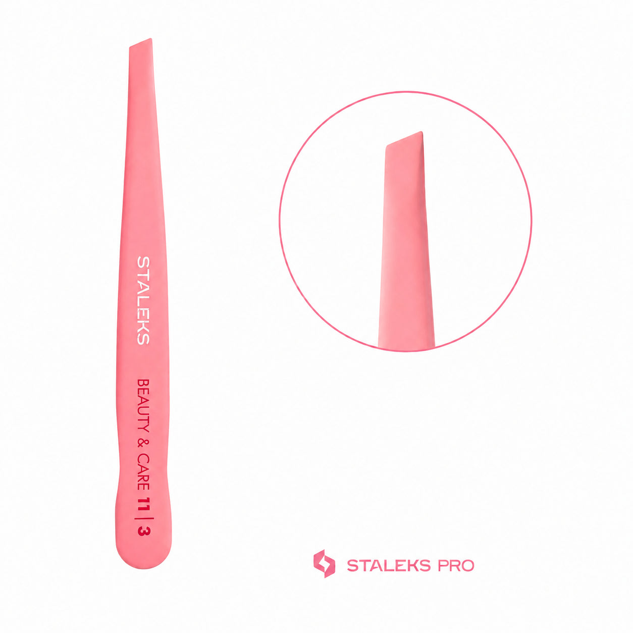 Pinça Sobrancelhas Staleks Beauty & care 11 tipo 3 Pink