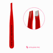 Pinça Sobrancelhas Staleks Expert 11 tipo 4 Red