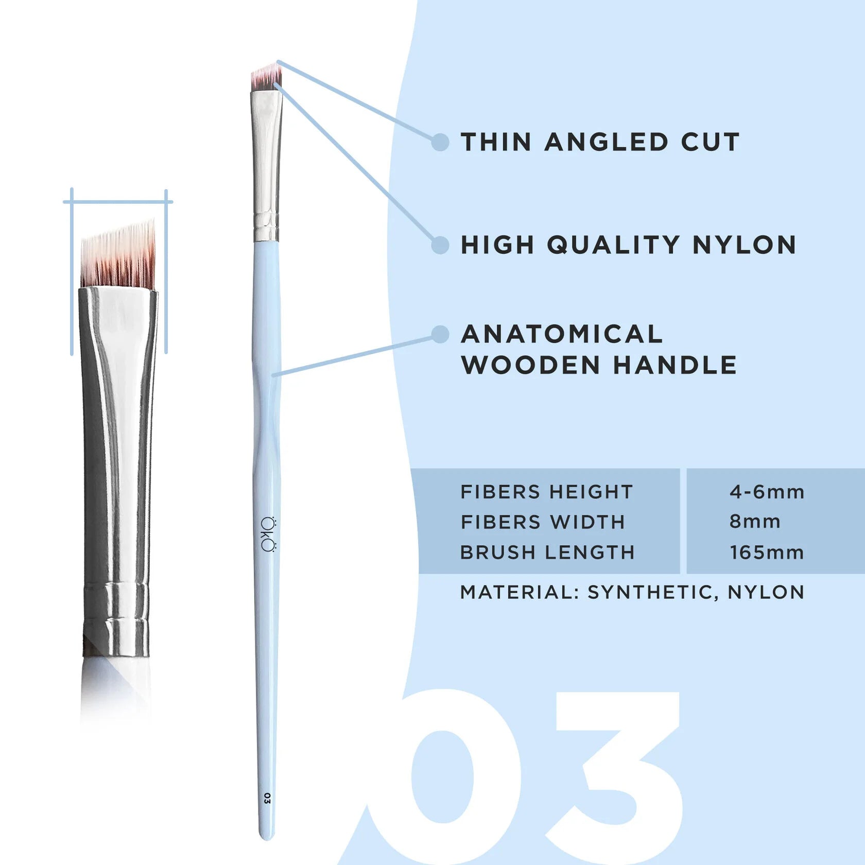Kit Pincéis "Flawless Brushes Flawless Brows" - OKO