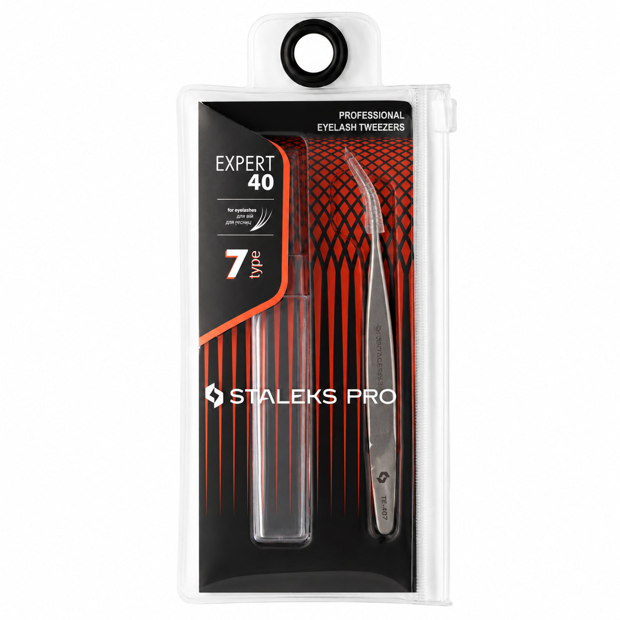 Pinça Pestanas Staleks Expert 40 tipo 7