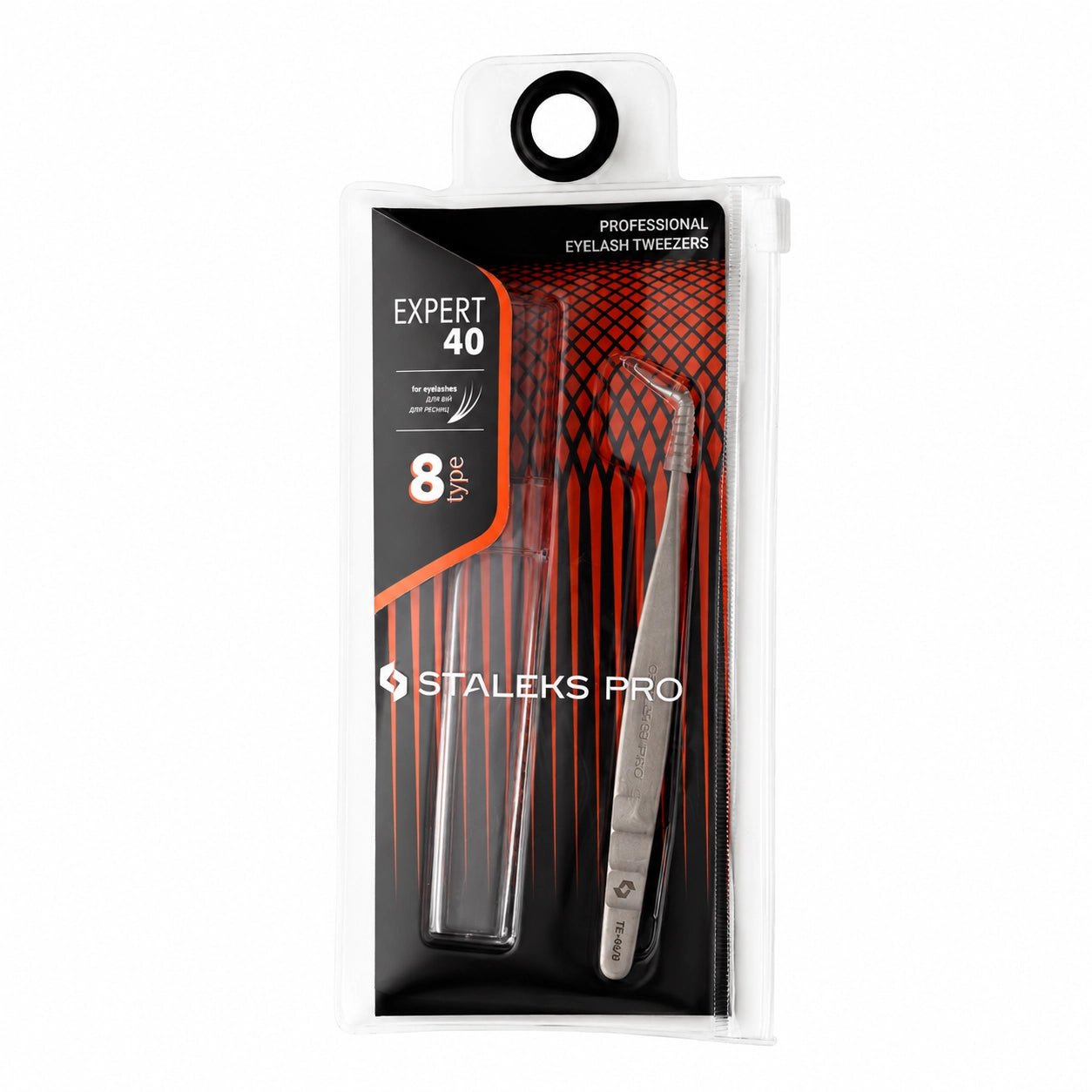 Pinça Pestanas Staleks Expert 40 tipo 8