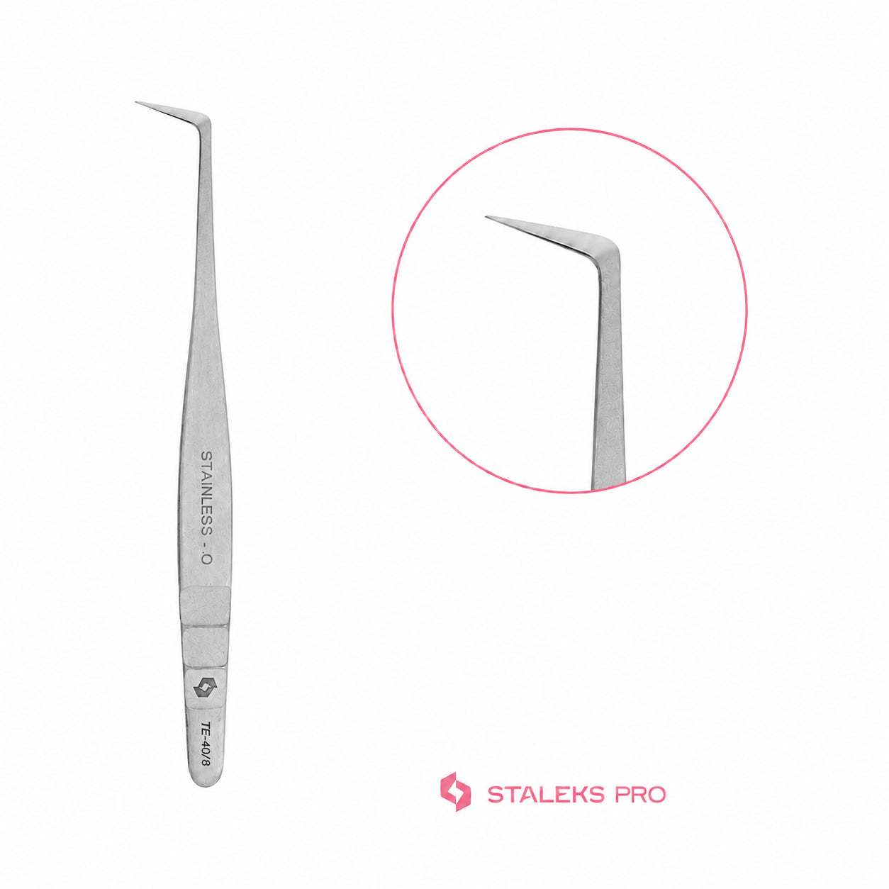 Pinça Pestanas Staleks Expert 40 tipo 8