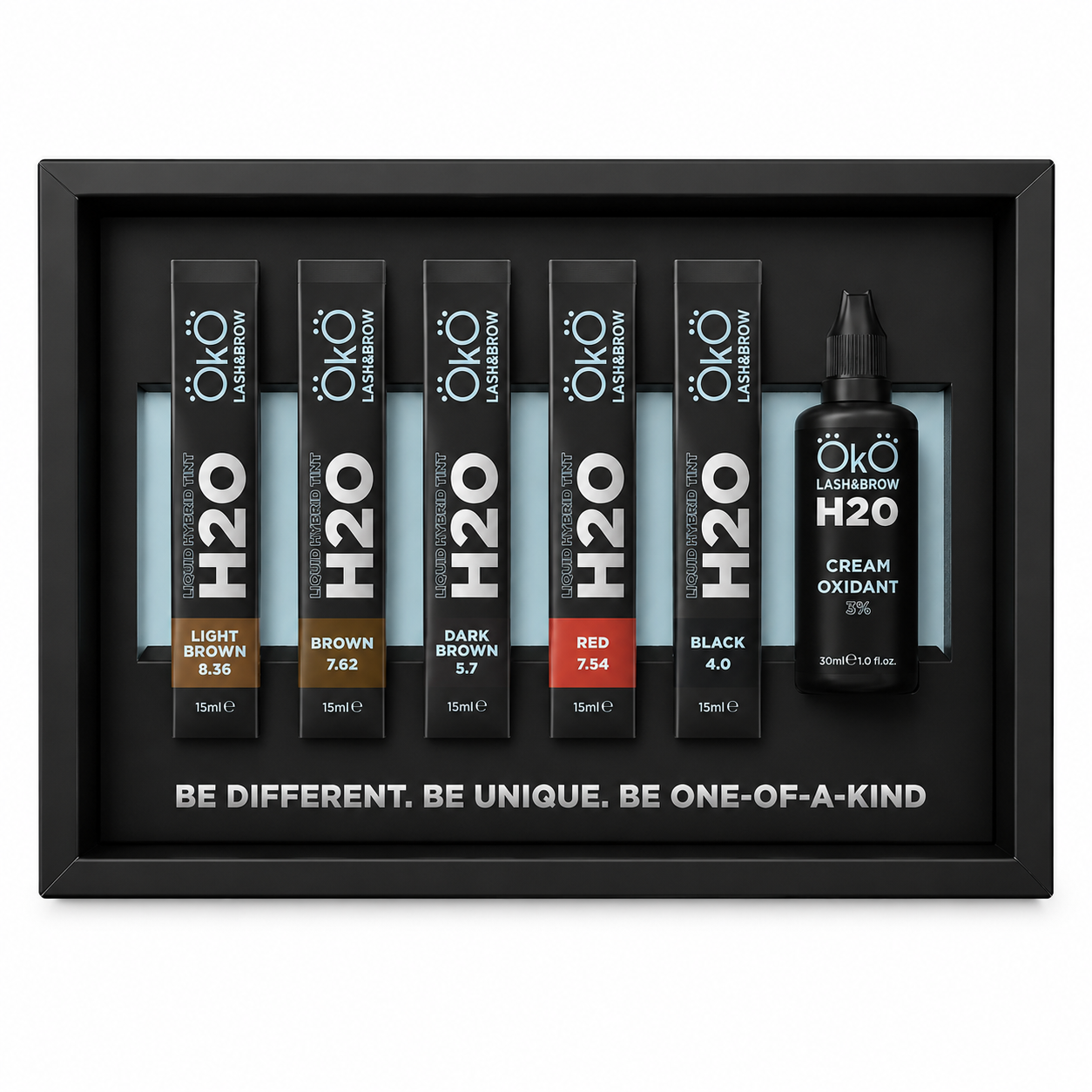 Kit Coloração Sobrancelhas Efeito Henna + Oxidante - OkO
