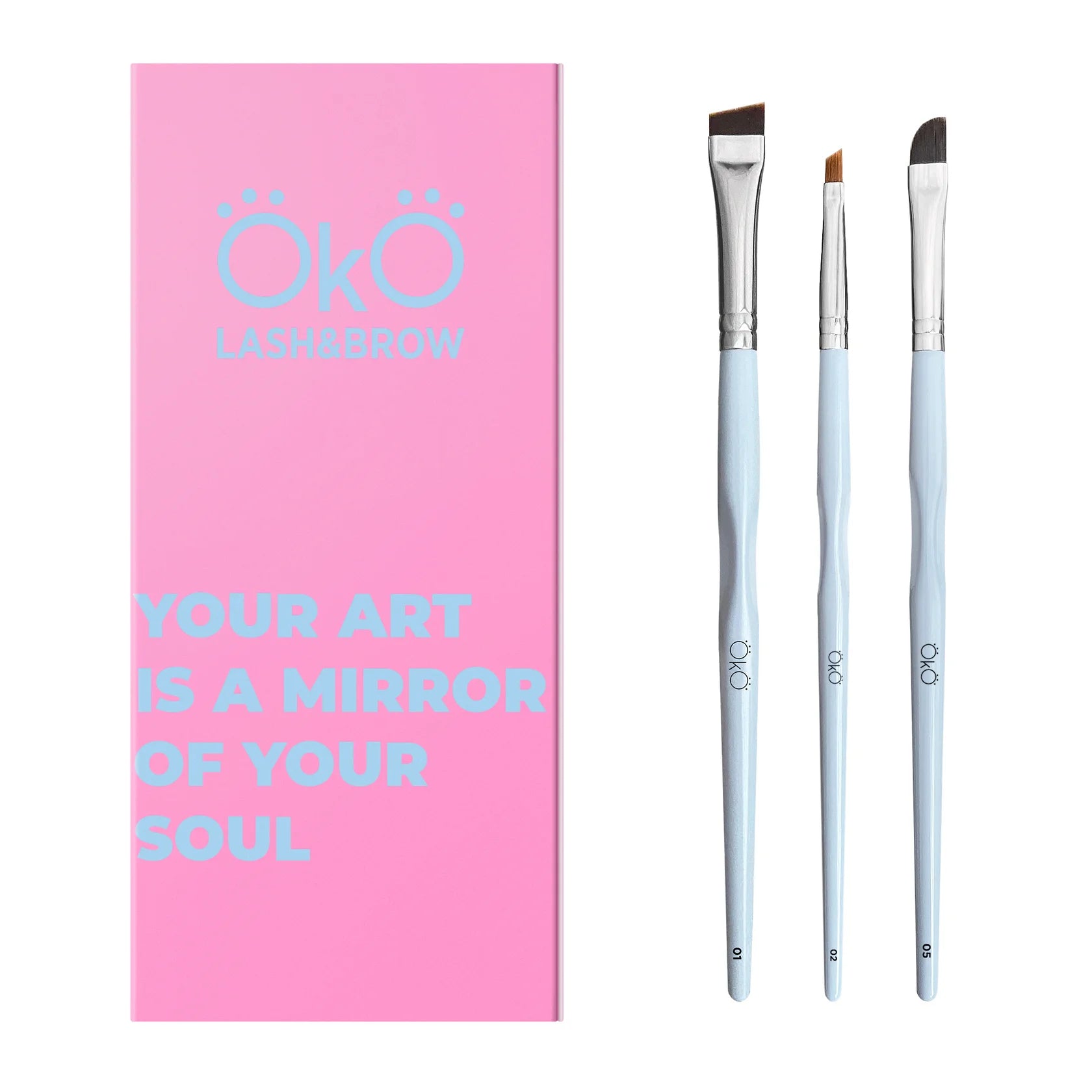 Kit Pincéis "Your Art is a Mirror of Your Soul" - OKO