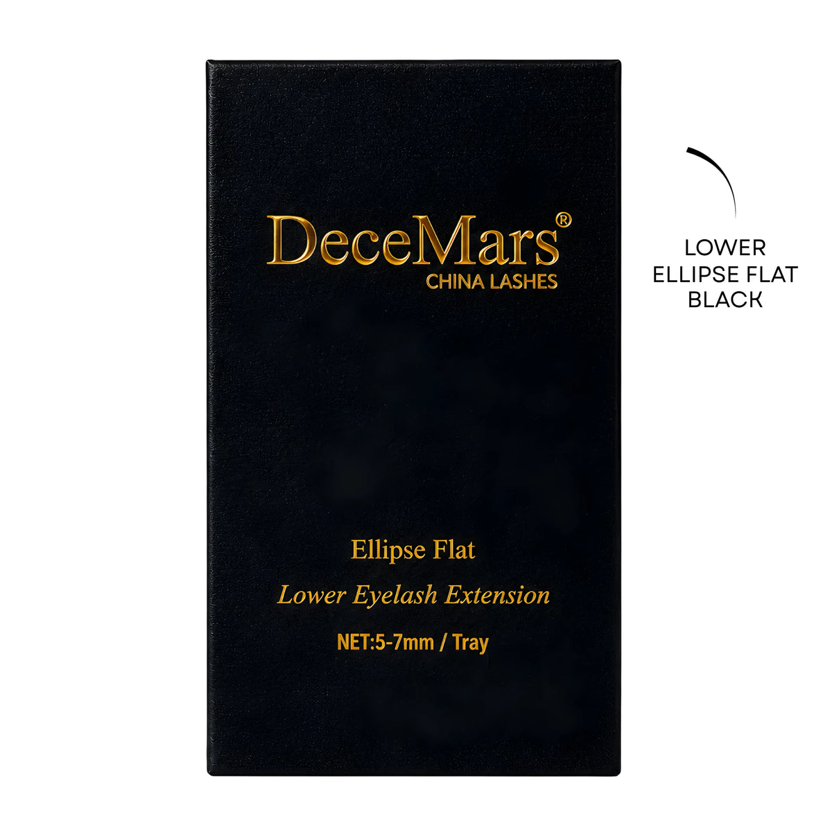 Decemars Lower Ellipse Flat Black