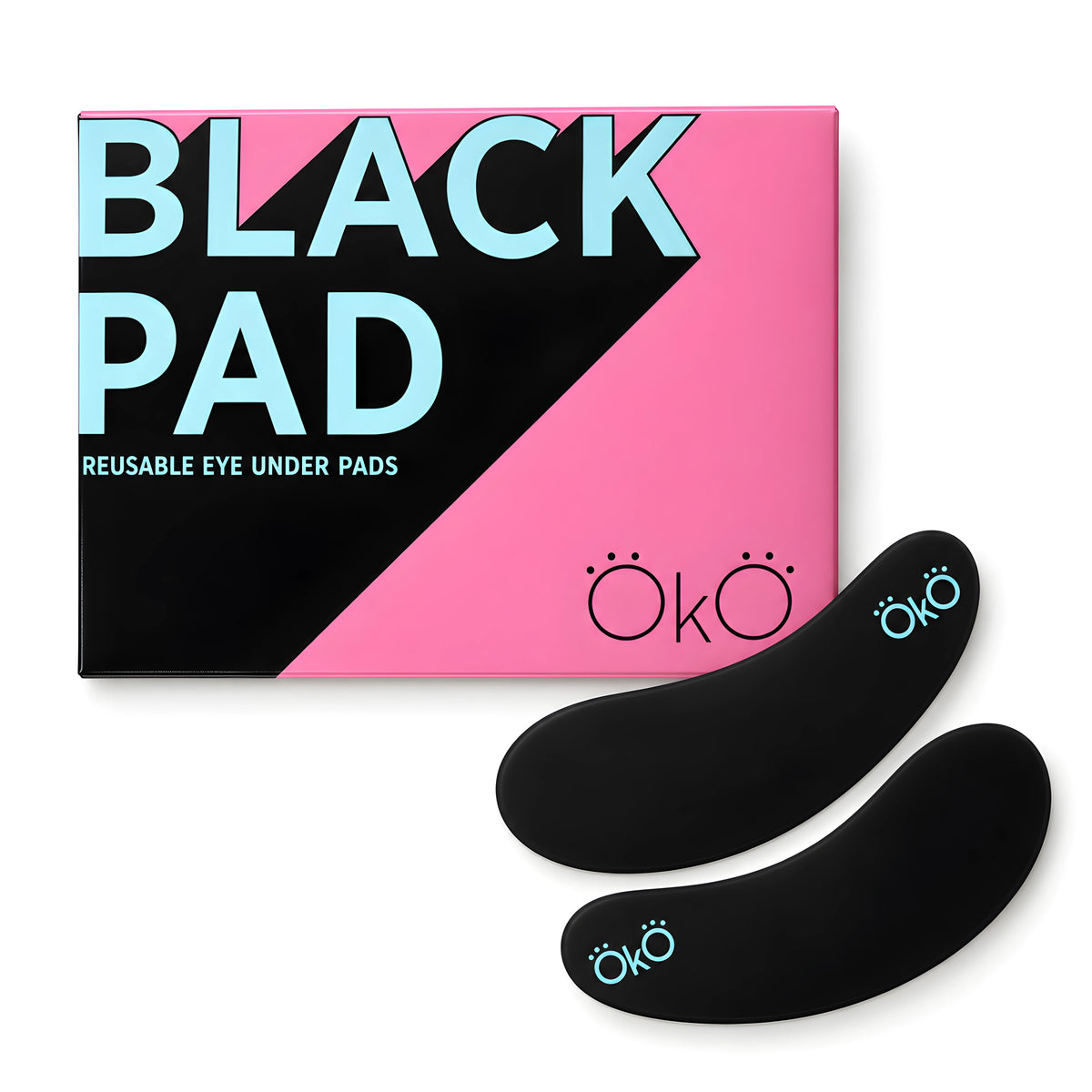 Pads Silicone Reutilizáveis Preto - OKO