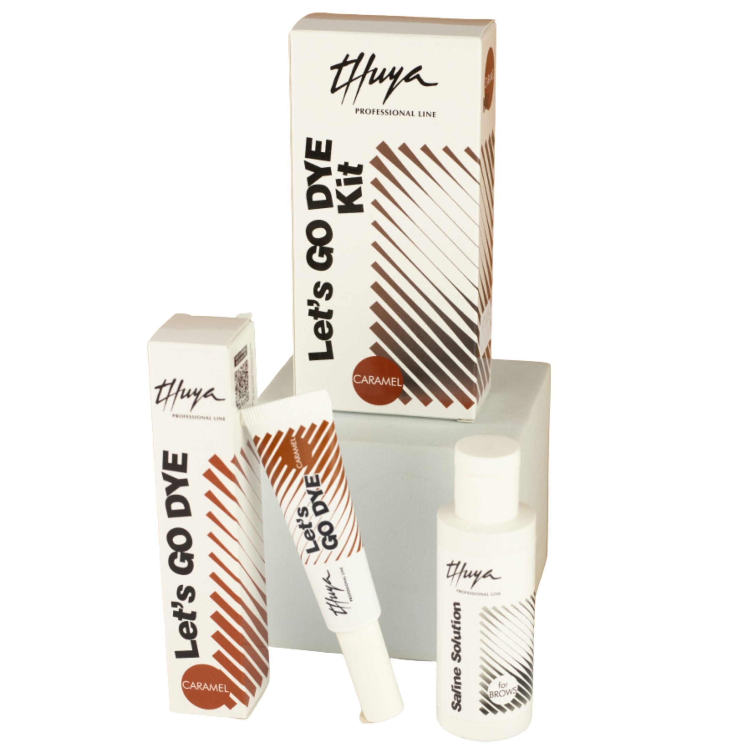Kit Solução Salina + Coloração Direta Sem Oxidante Pestanas - Thuya