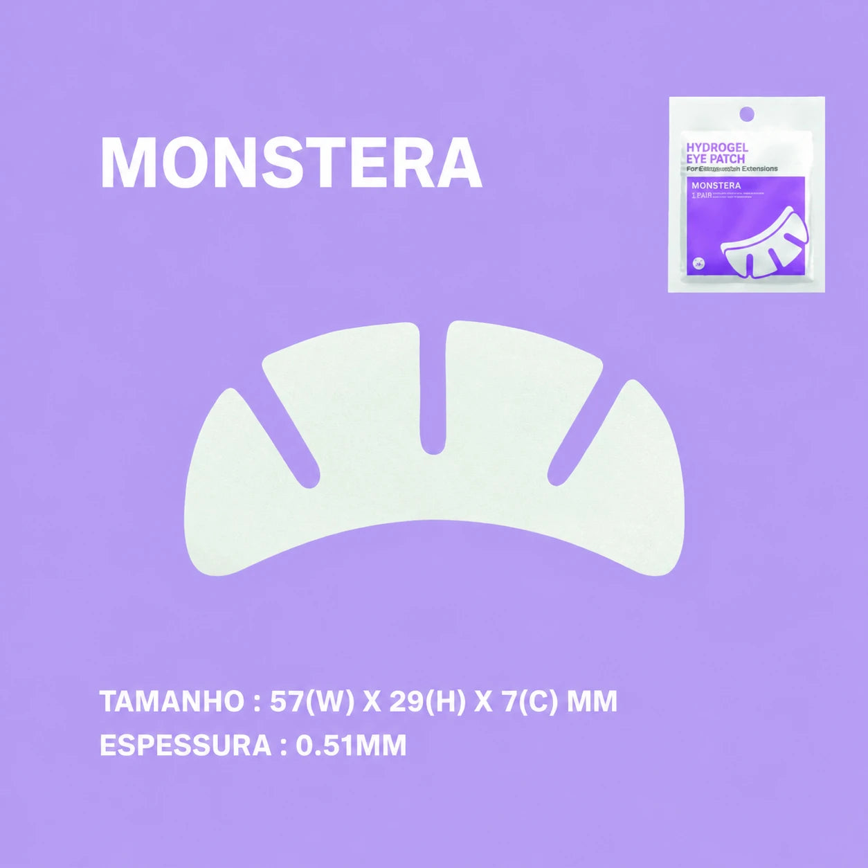 Hidrogel EyePatch Monstera 25/50uni