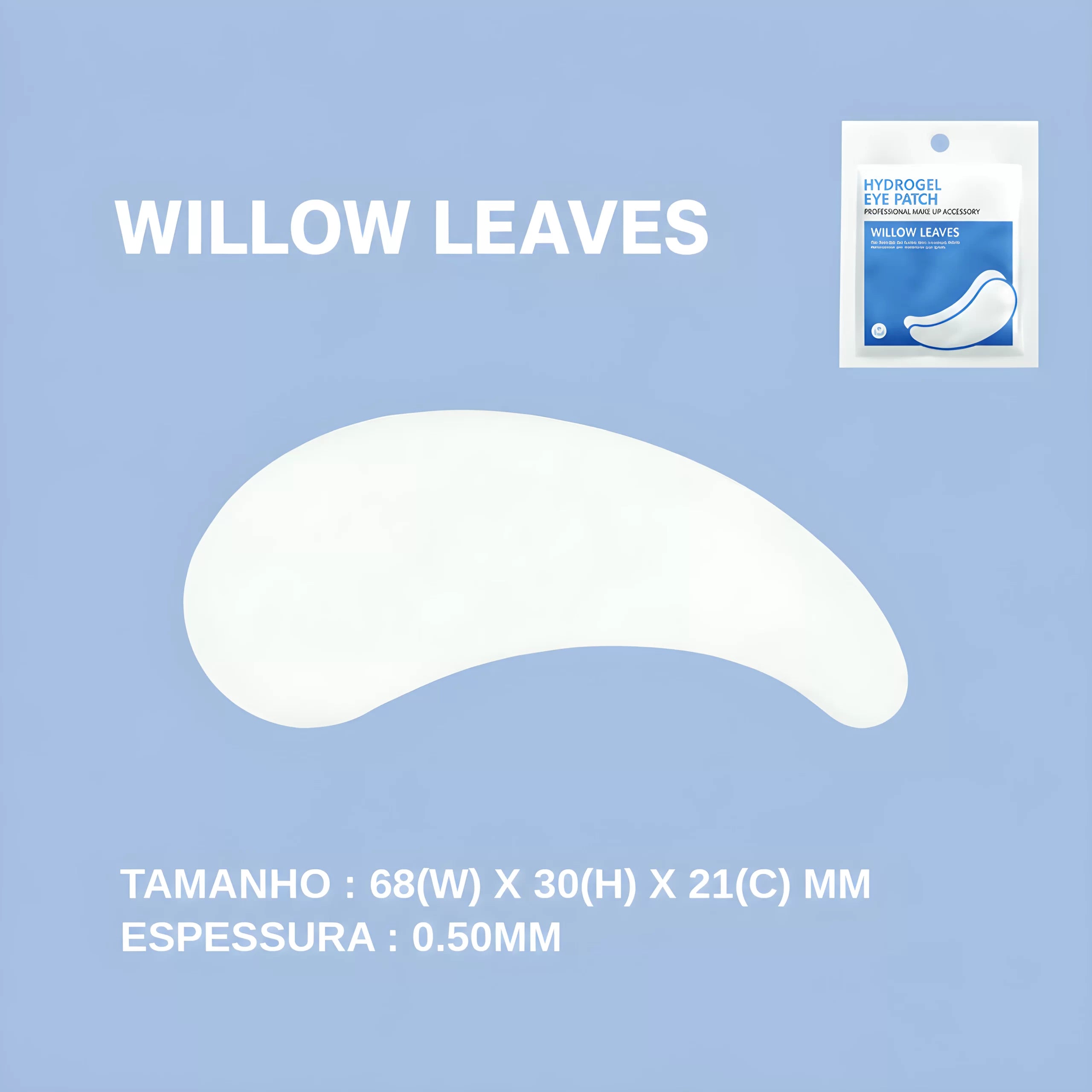 Hidrogel EyePatch Willow Leaves 25/50uni