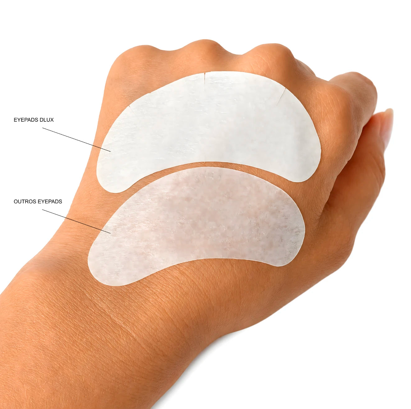 Eyepads Hydrogel Extra Brancos 10 Pares Dlux
