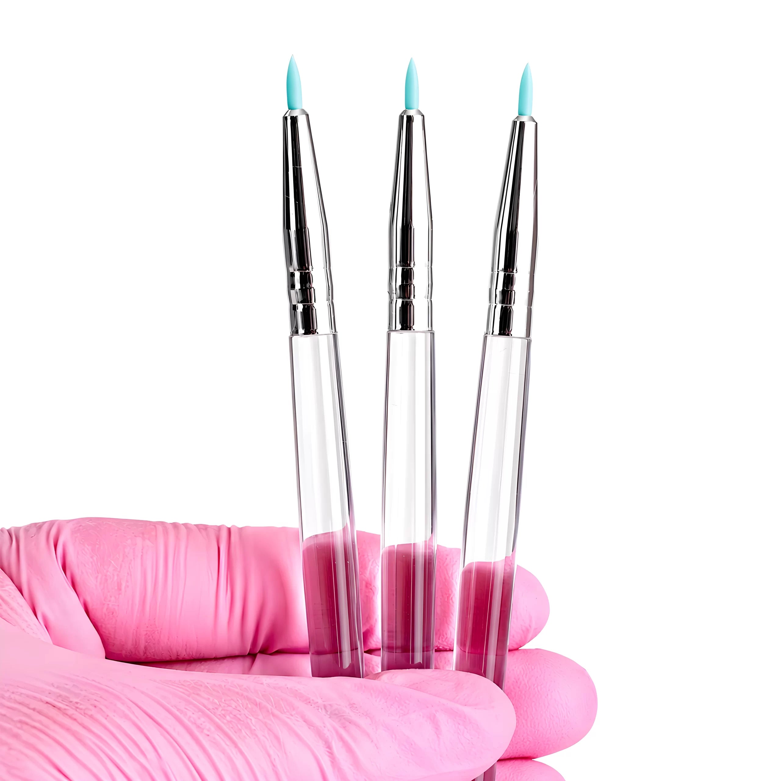 Pincel Silicone Precisão Aplicação Passo 1 & 2