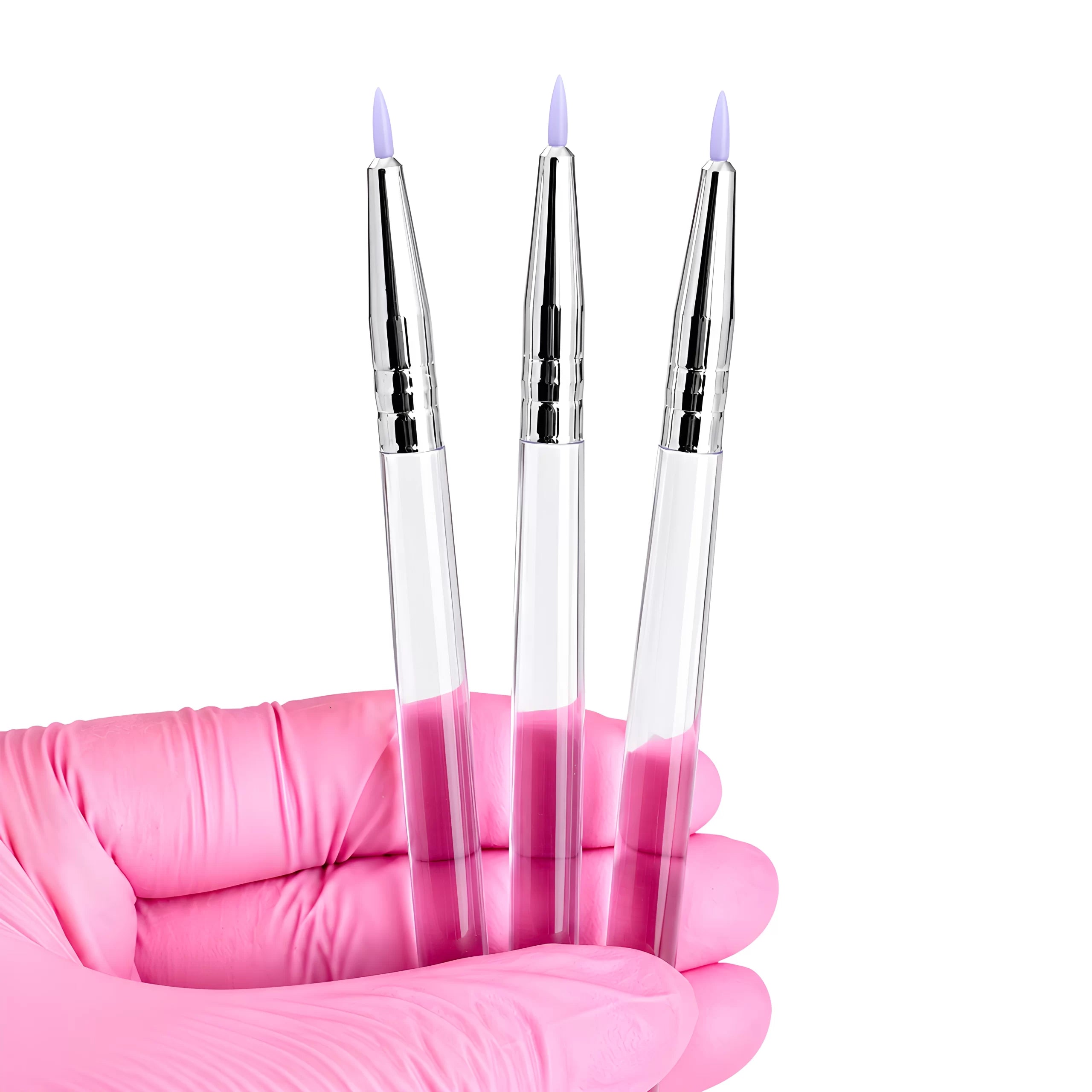 Pincel Silicone Precisão Aplicação Passo 1 & 2