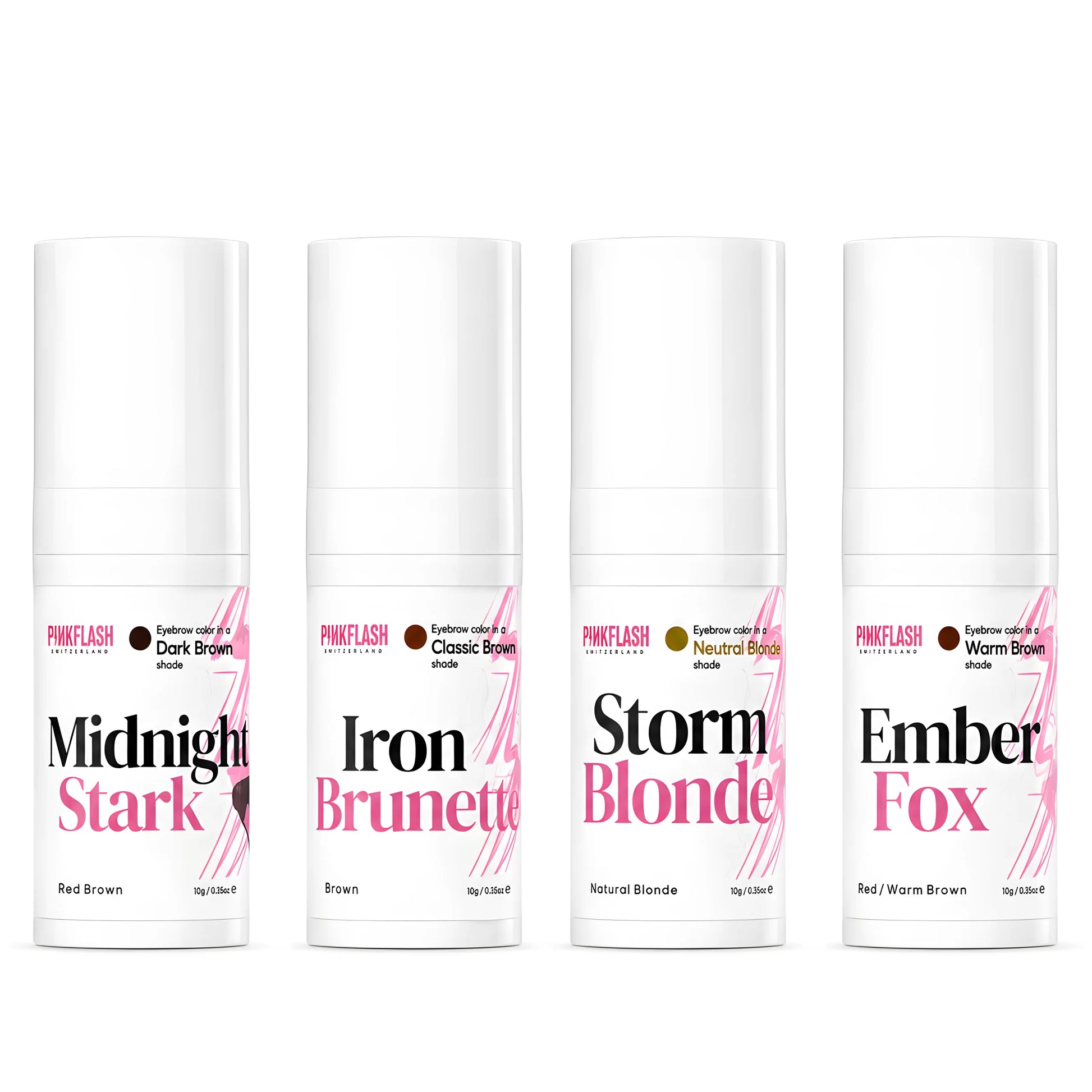 Pack 4 Hero Shades Coloração de sobrancelhas Sem Oxidante - Pink Flash