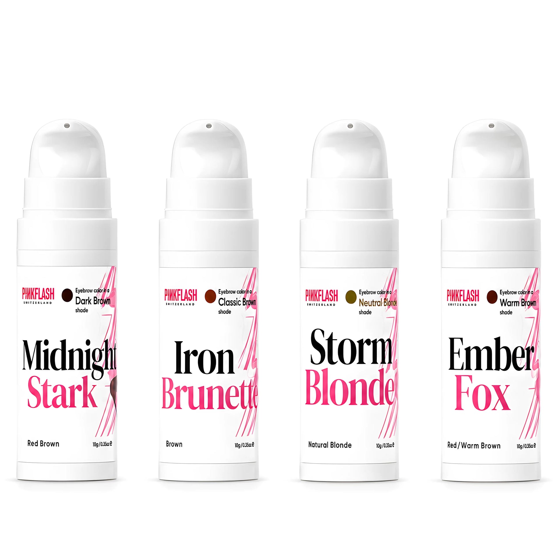 Pack 4 Hero Shades Coloração de sobrancelhas Sem Oxidante - Pink Flash