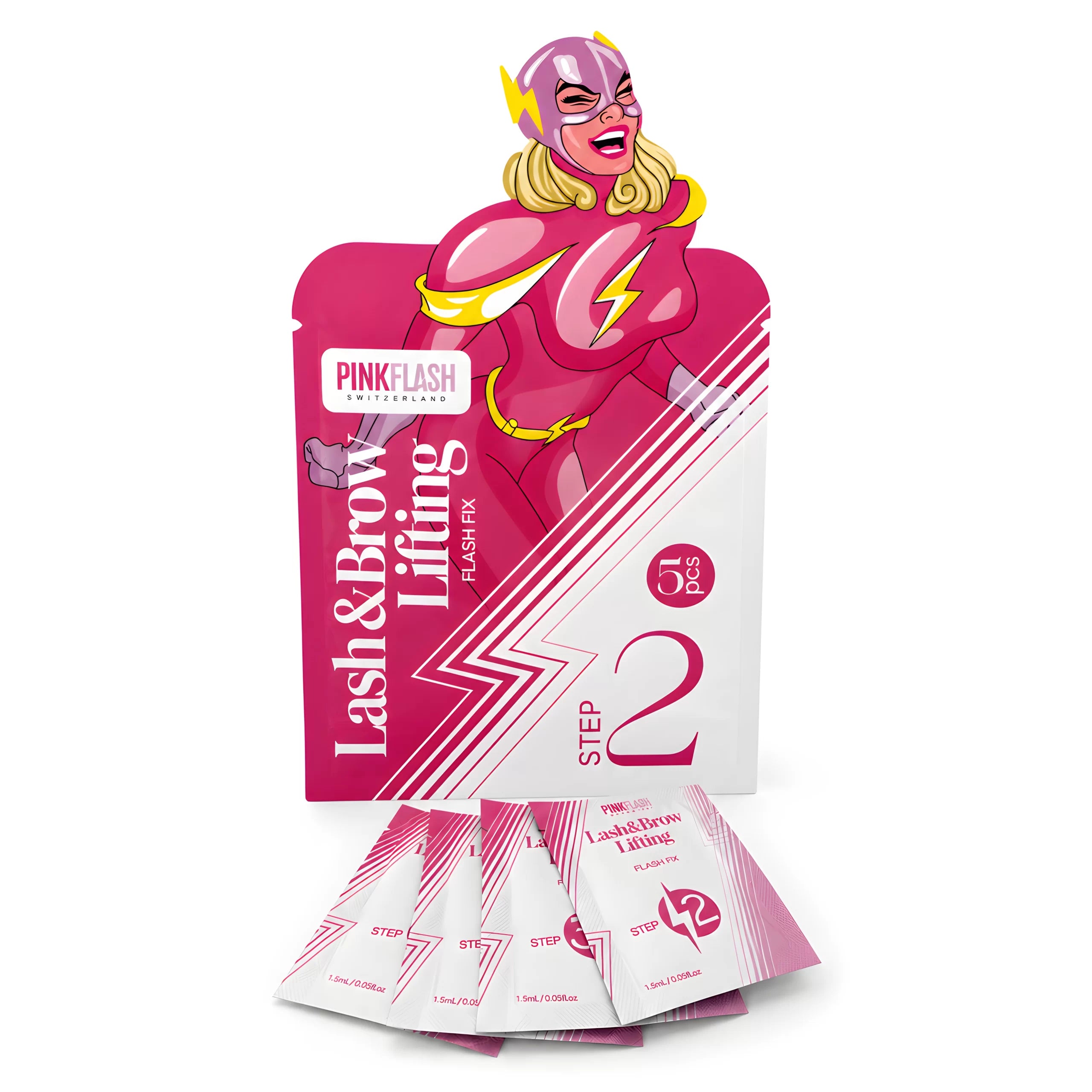 Passo 2 Neutralizante 5x1,5 ml Lash & Brow - Pink Lash