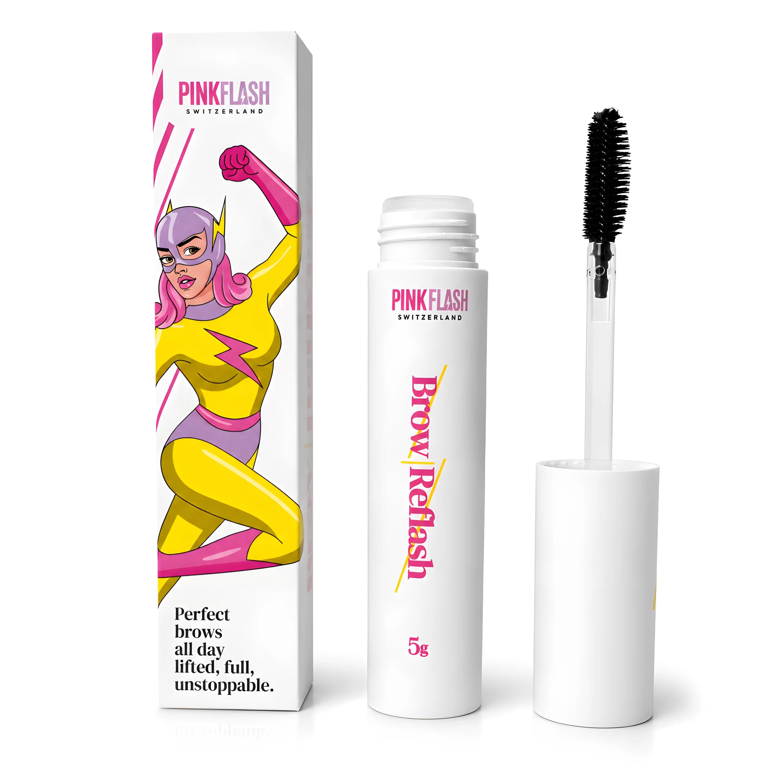 Brow Reflash - Gel Fixação de Sobrancelhas - Pink Flash