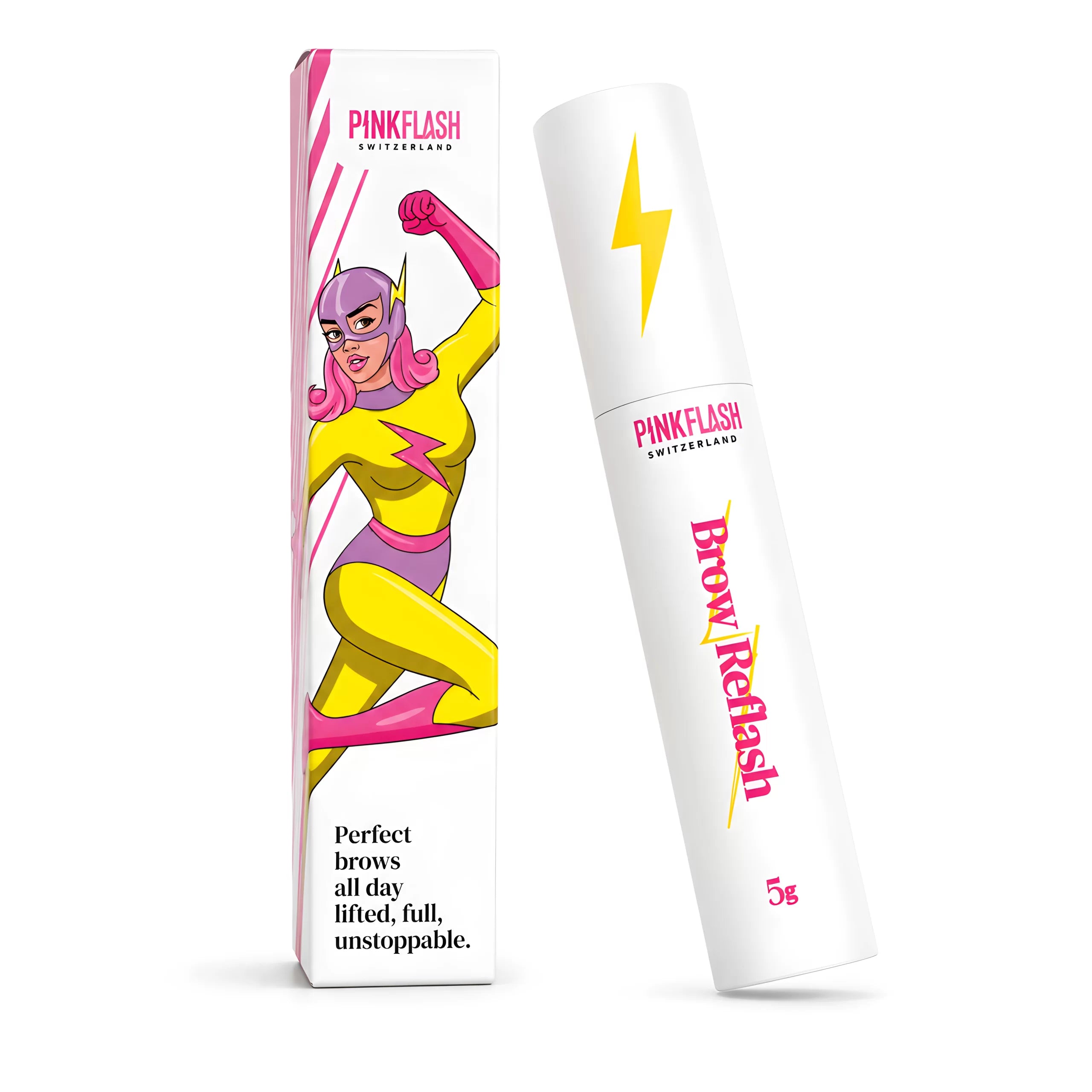 Brow Reflash - Gel Fixação de Sobrancelhas - Pink Flash