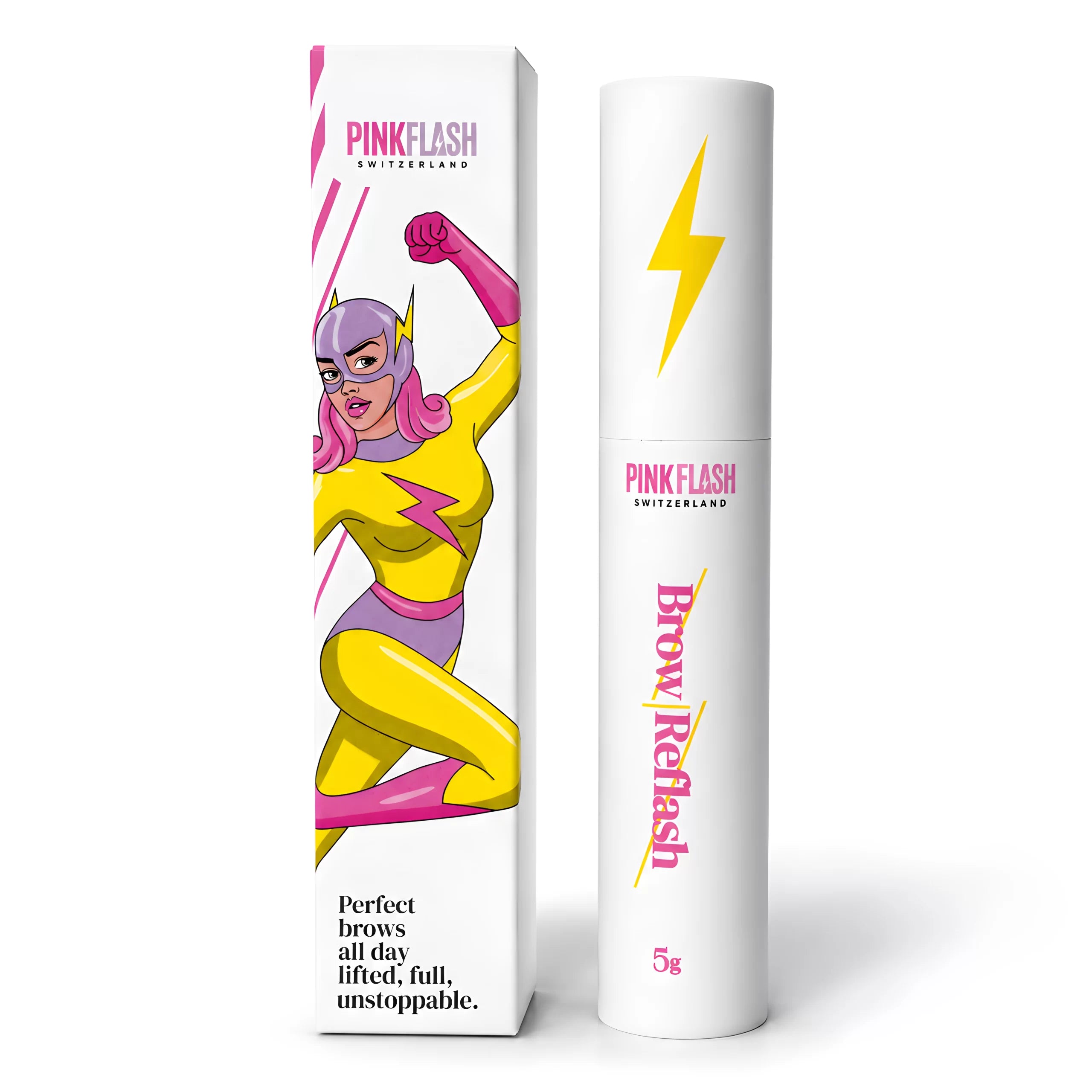 Brow Reflash - Gel Fixação de Sobrancelhas - Pink Flash