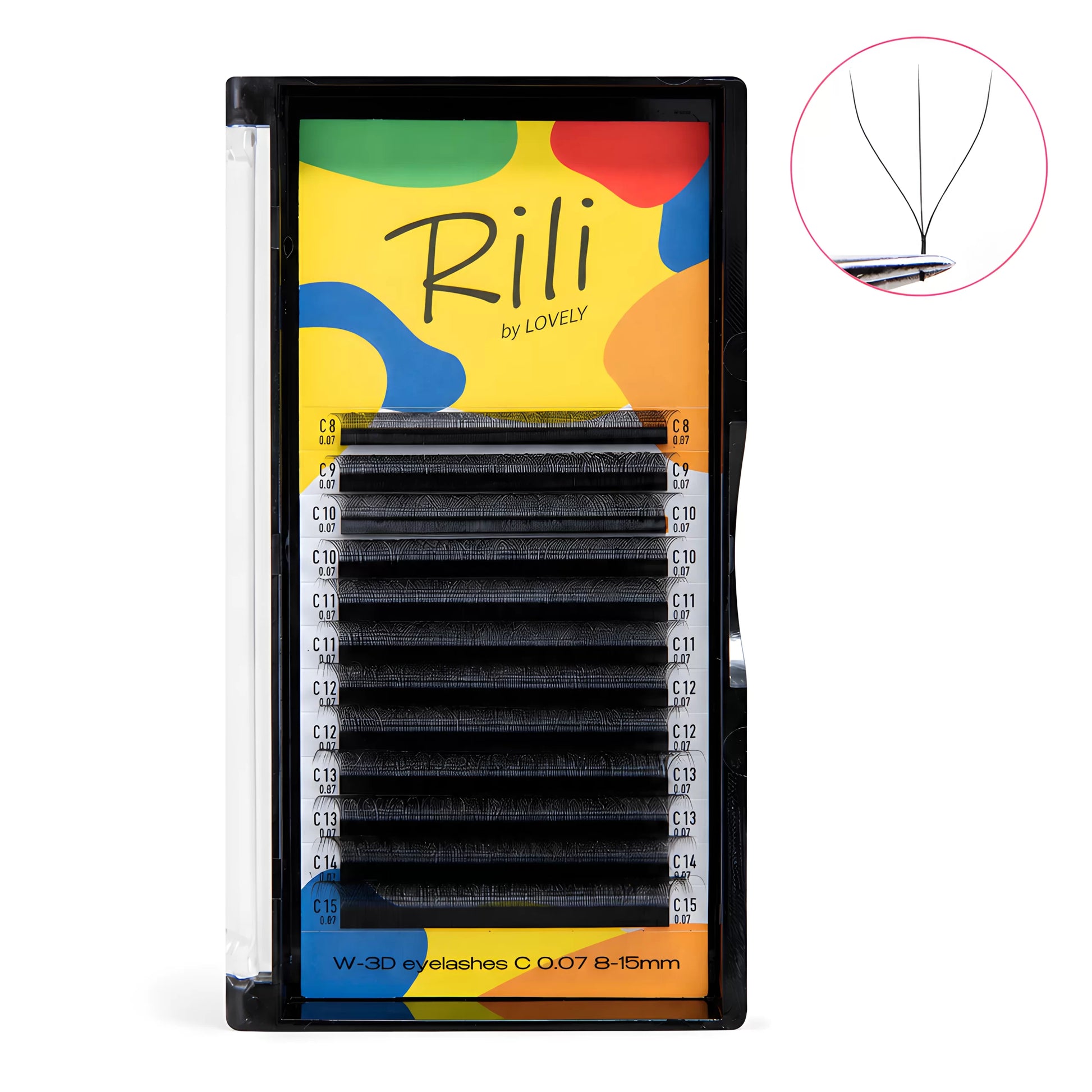 Fans Rili Black W-3D by Lovely MIX 12 Linhas