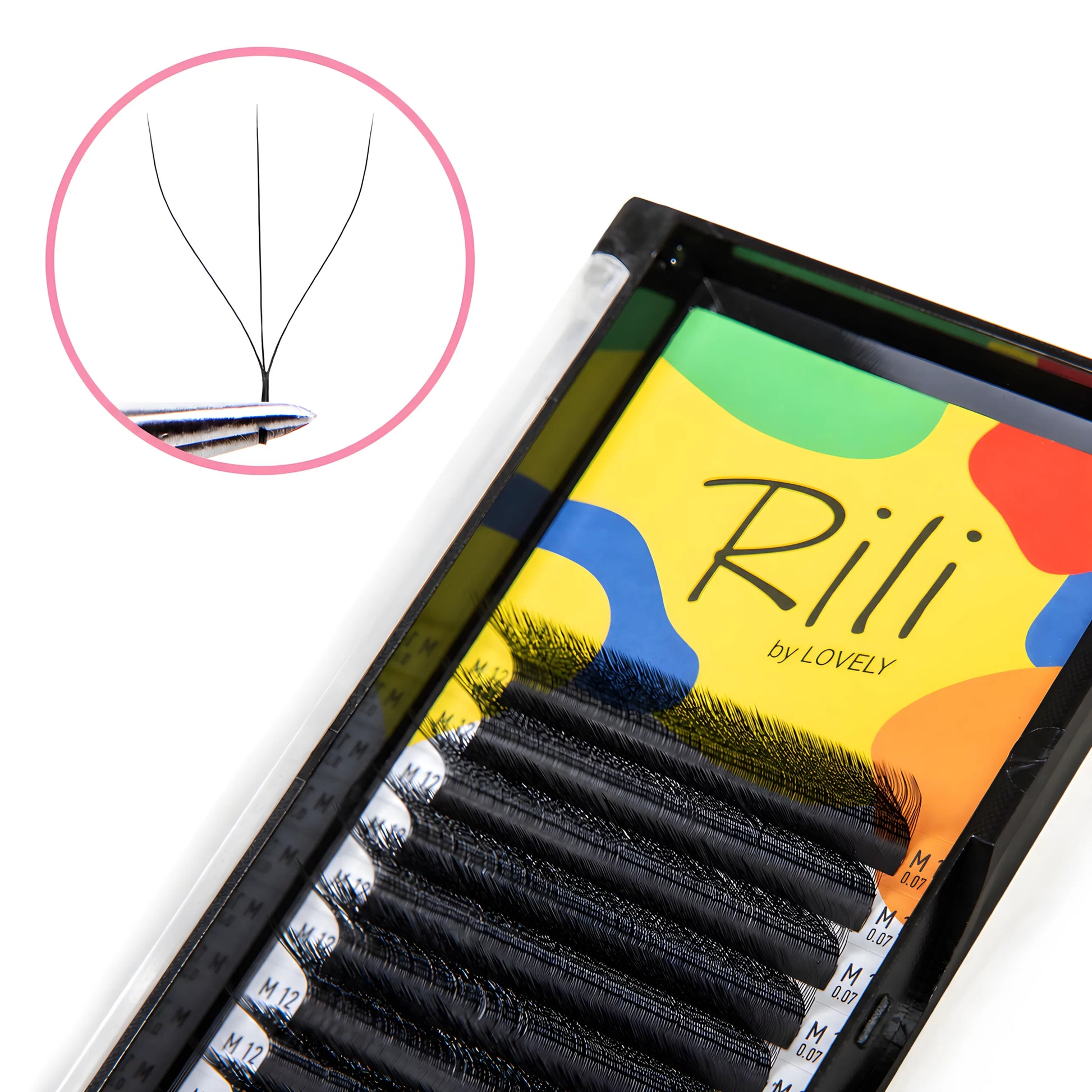 Fans Rili Black W-3D by Lovely MIX 12 Linhas