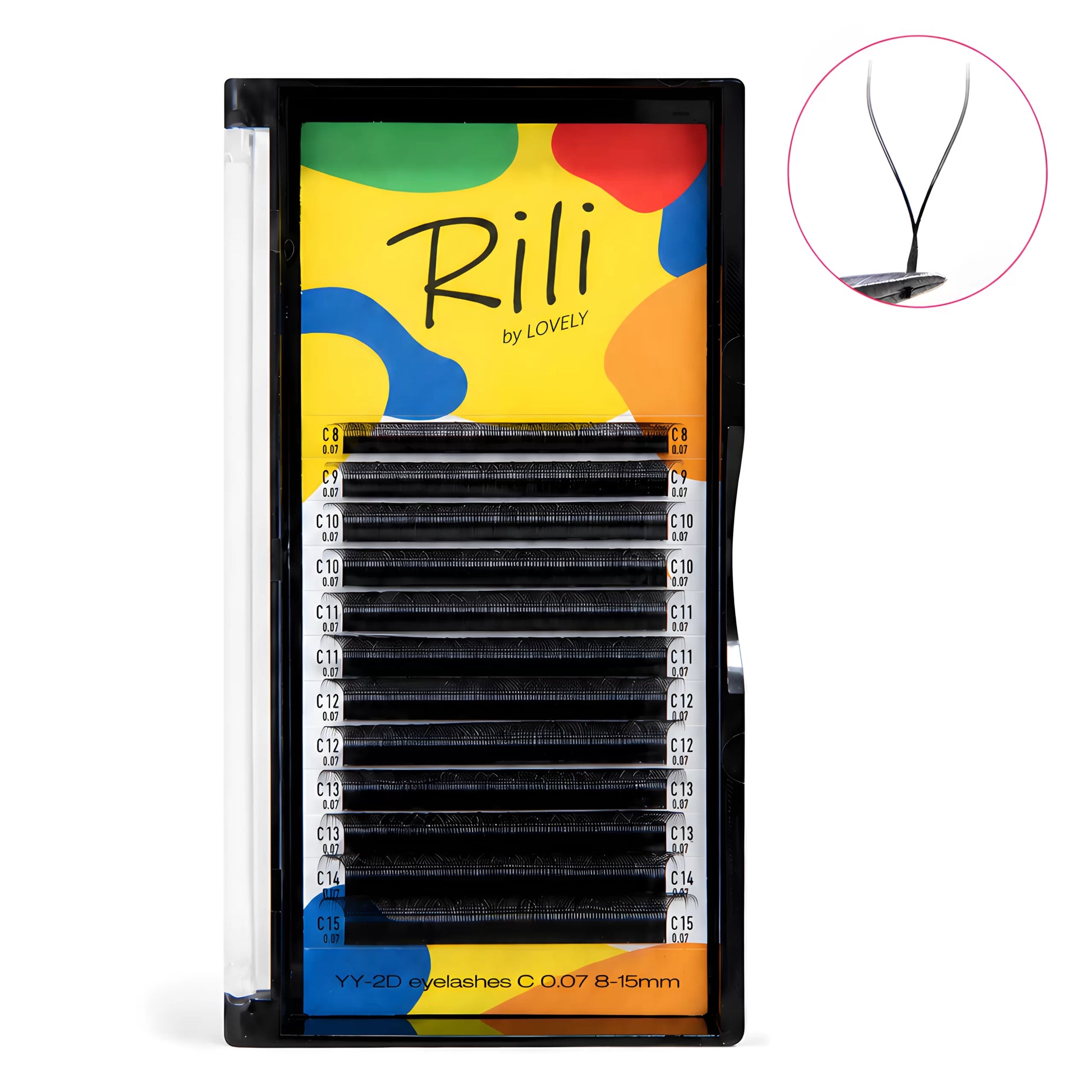 Fans Rili Black YY-2D by Lovely MIX 12 Linhas