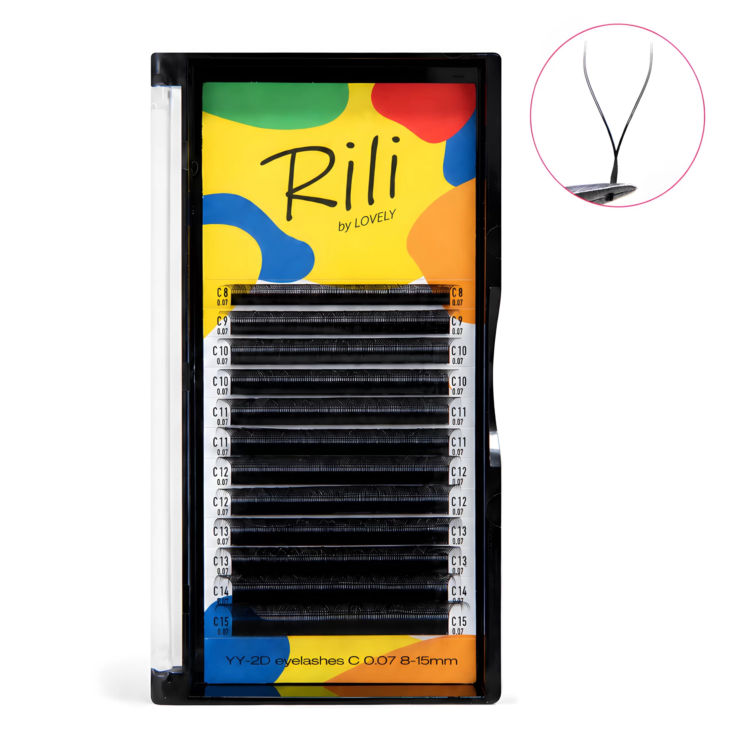 Fans Rili Black YY-2D by Lovely MIX 12 Linhas