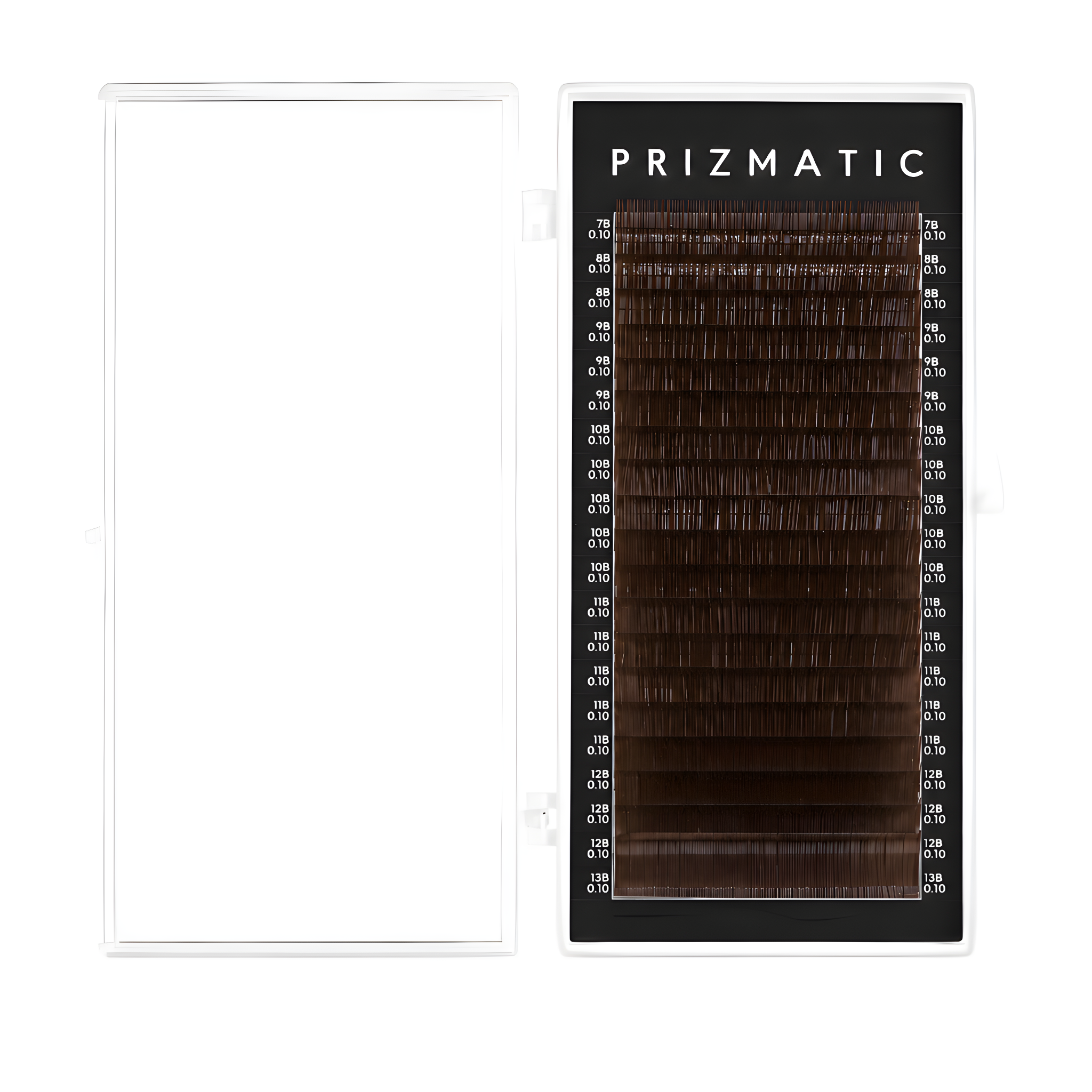 Pestanas Sculptor Prizmatic Dark Chocolate MIX 20 Linhas