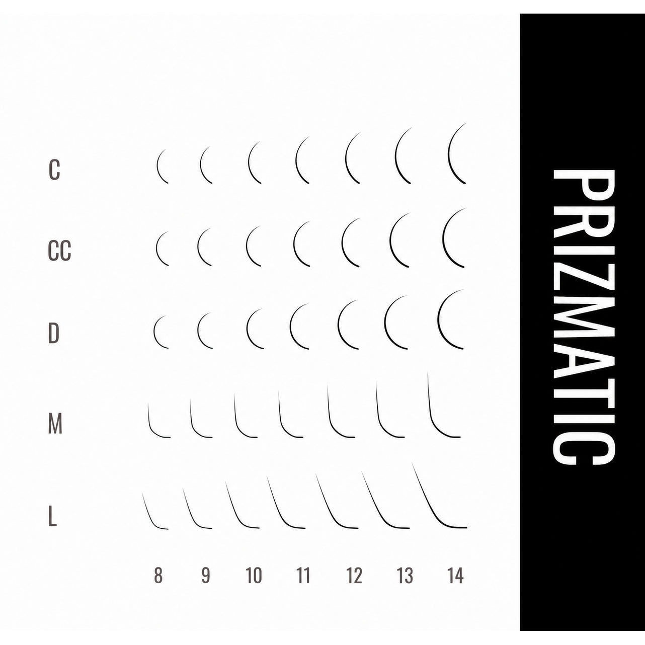 Sculptor Prizmatic Volume 6D Black MIX 20 Linhas