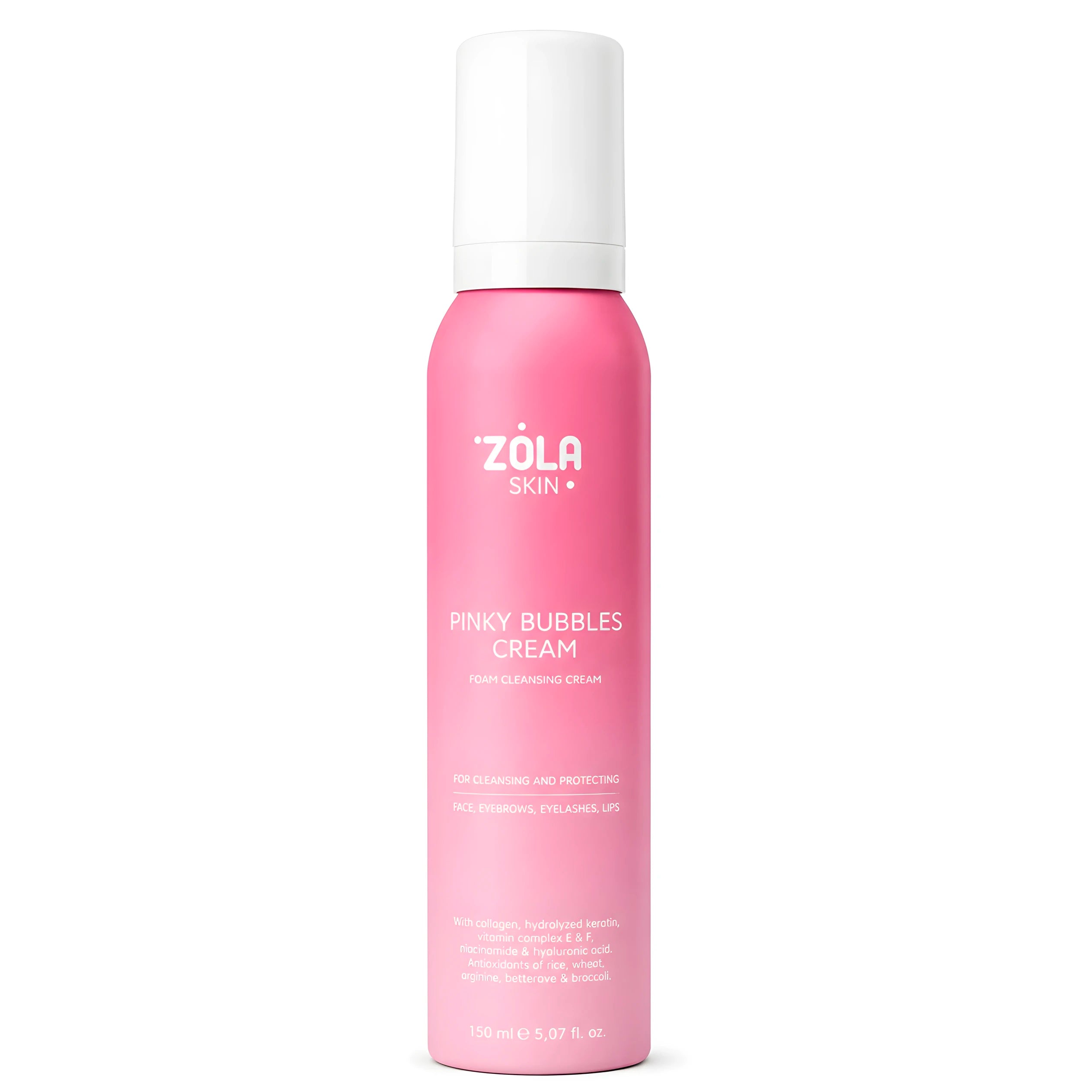 Espuma de Limpeza Pink Bubbles 3 em 1 - Zola
