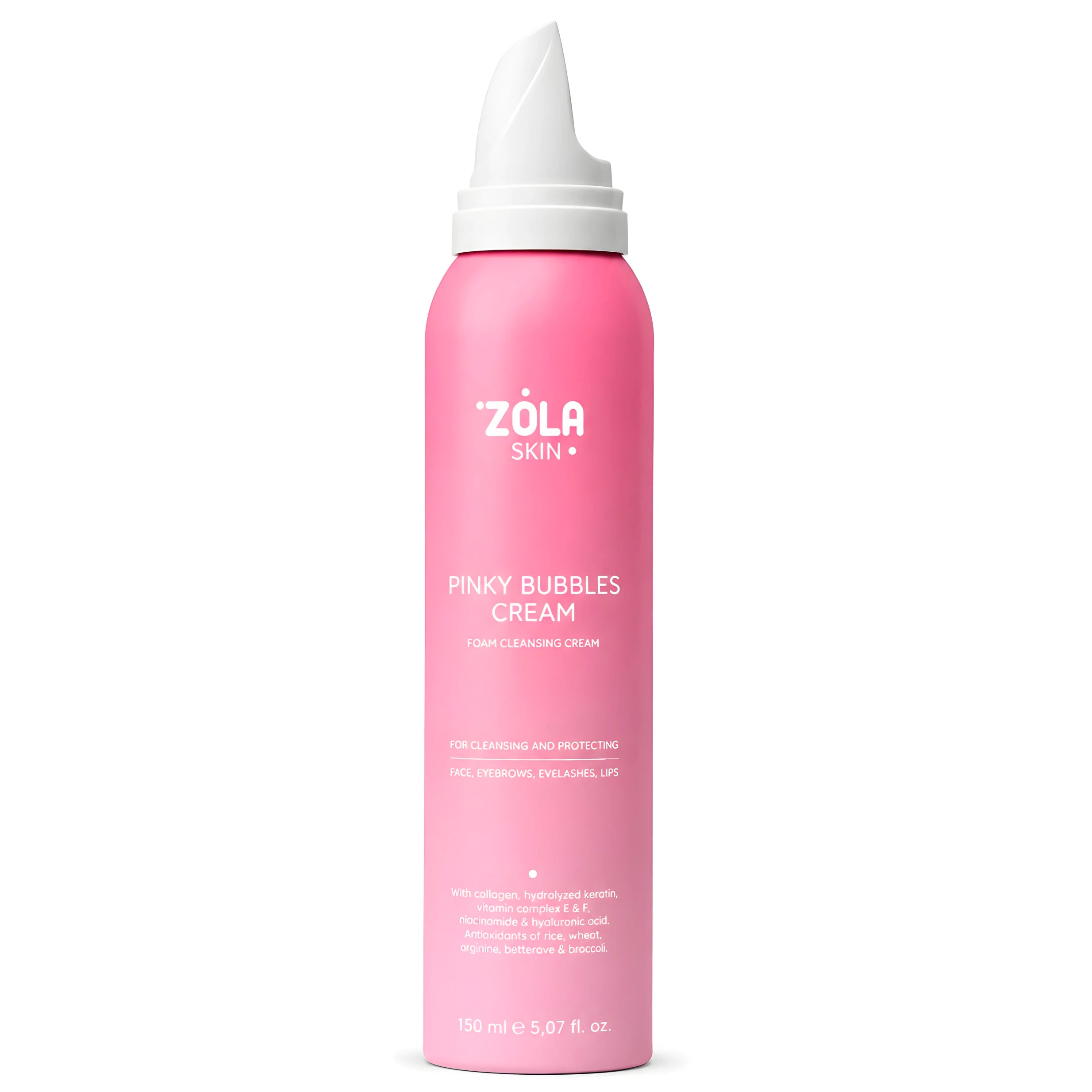Espuma de Limpeza Pink Bubbles 3 em 1 - Zola