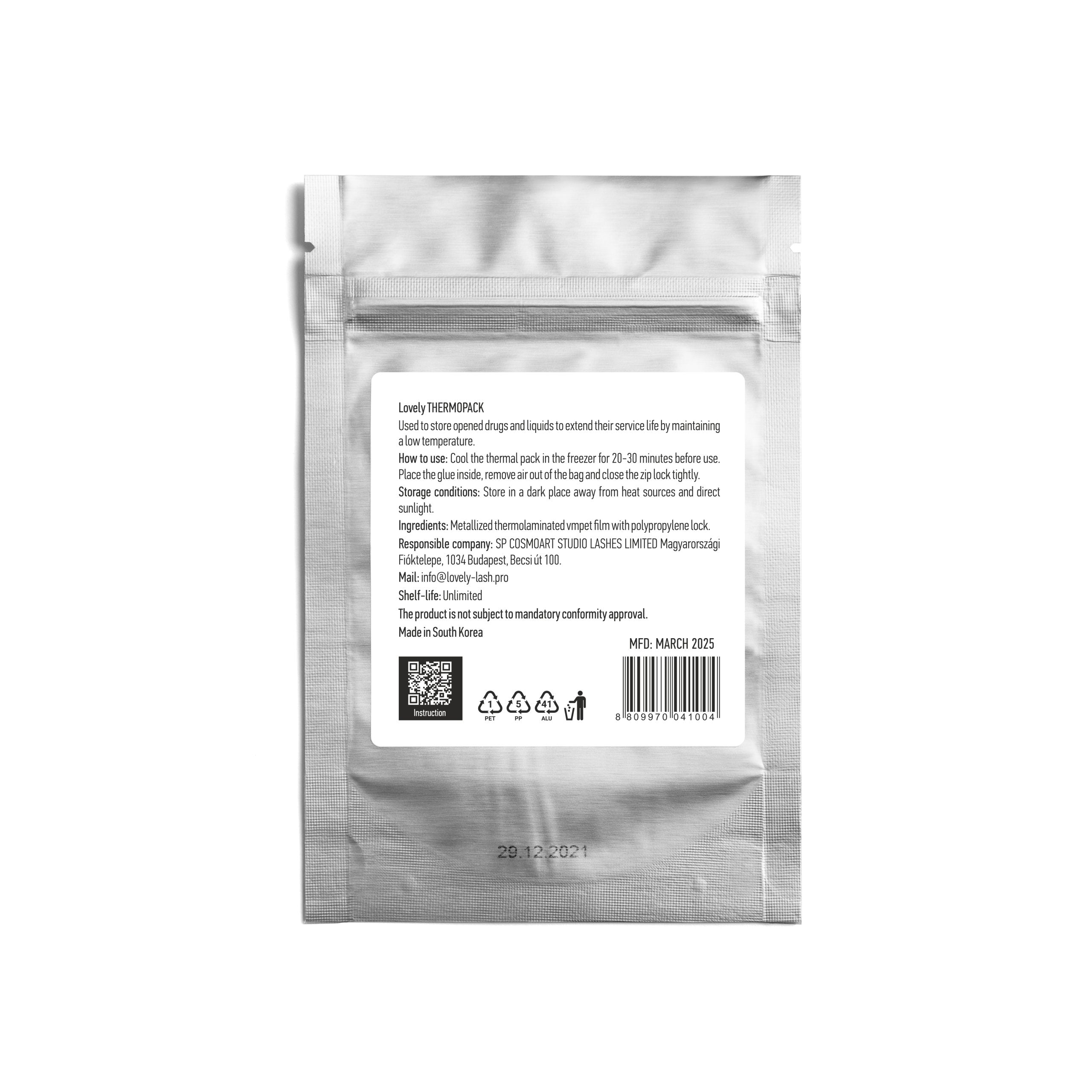 Thermopack Armazenamento de Cola