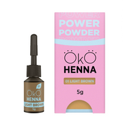 Henna Sobrancelhas em Pó Castanho Claro 5grs - OKO