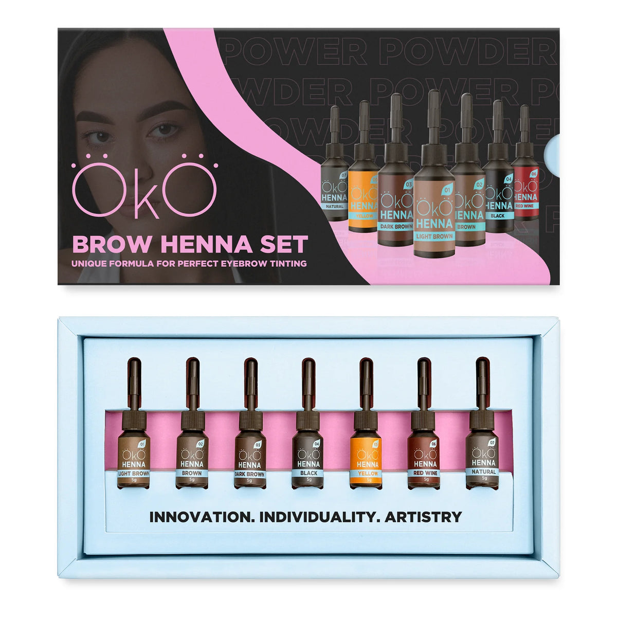 Pack Henna em Pó 5grs - OKO