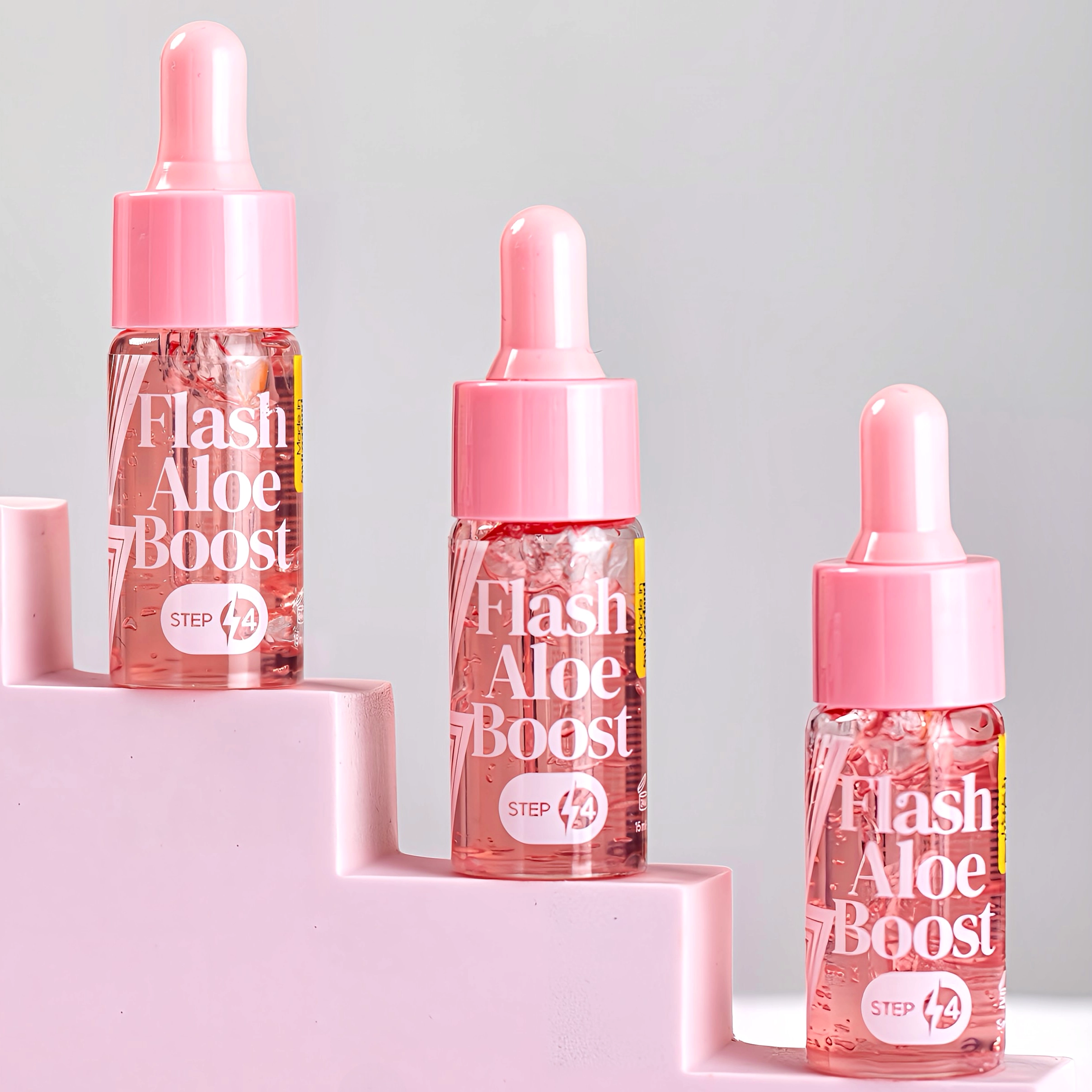 Passo 4 Aloe Boost 15 ml Lash & Brow - Pink Flash - Image 6