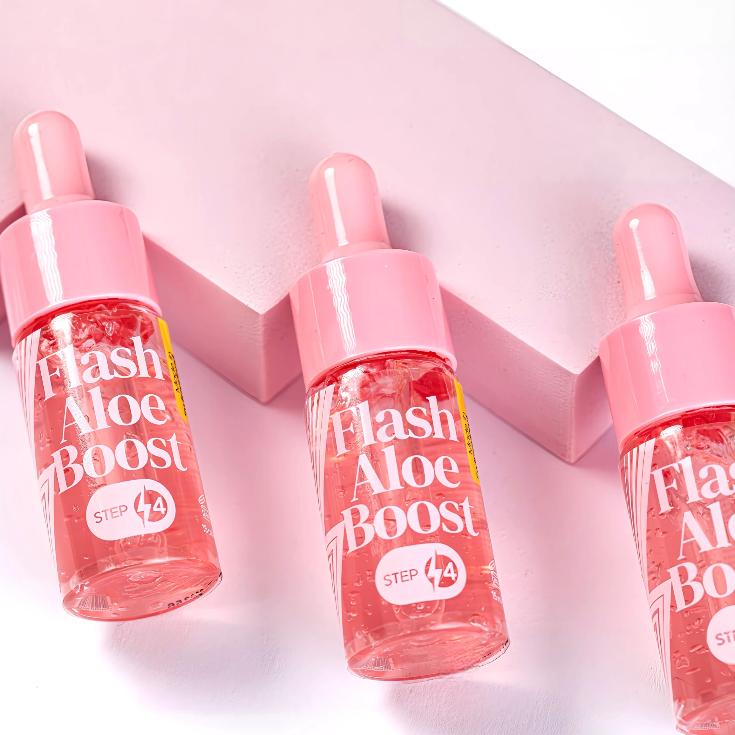 Passo 4 Aloe Boost 15 ml Lash & Brow - Pink Flash - Image 3