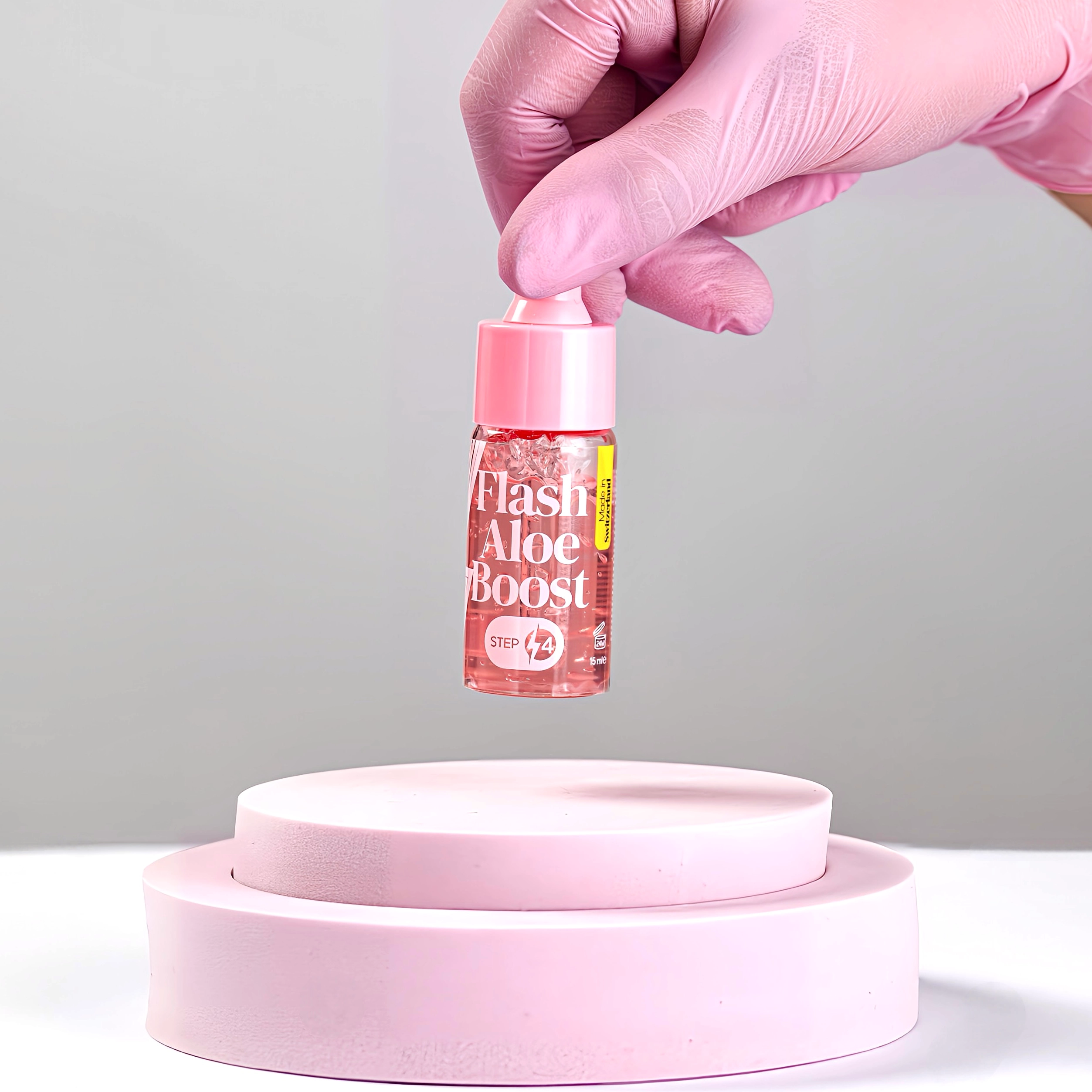 Passo 4 Aloe Boost 15 ml Lash & Brow - Pink Flash - Image 4