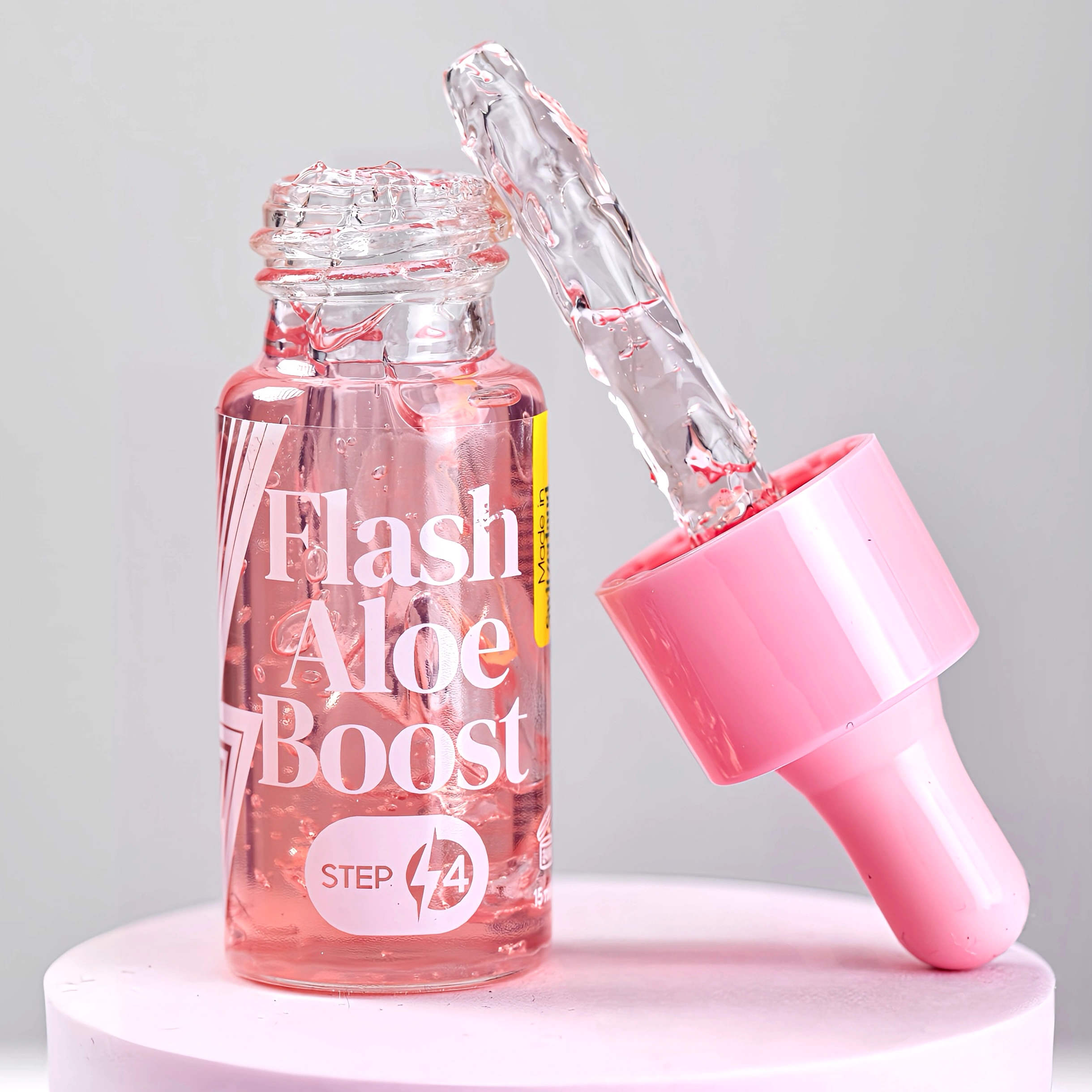 Passo 4 Aloe Boost 15 ml Lash & Brow - Pink Flash - Image 2