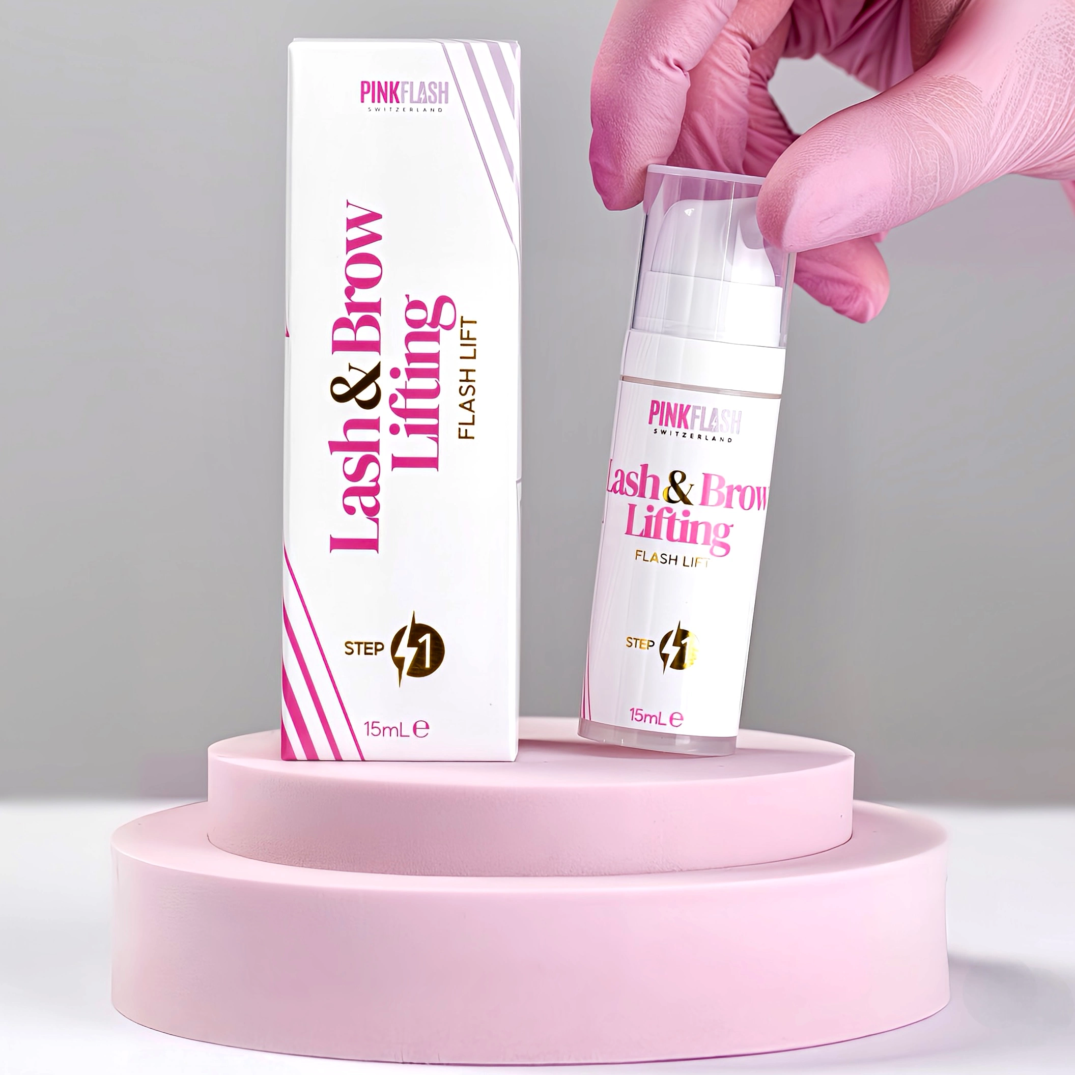 Passo 1 Permanente 15 ml Lash & Brow - Pink Flash - Image 4