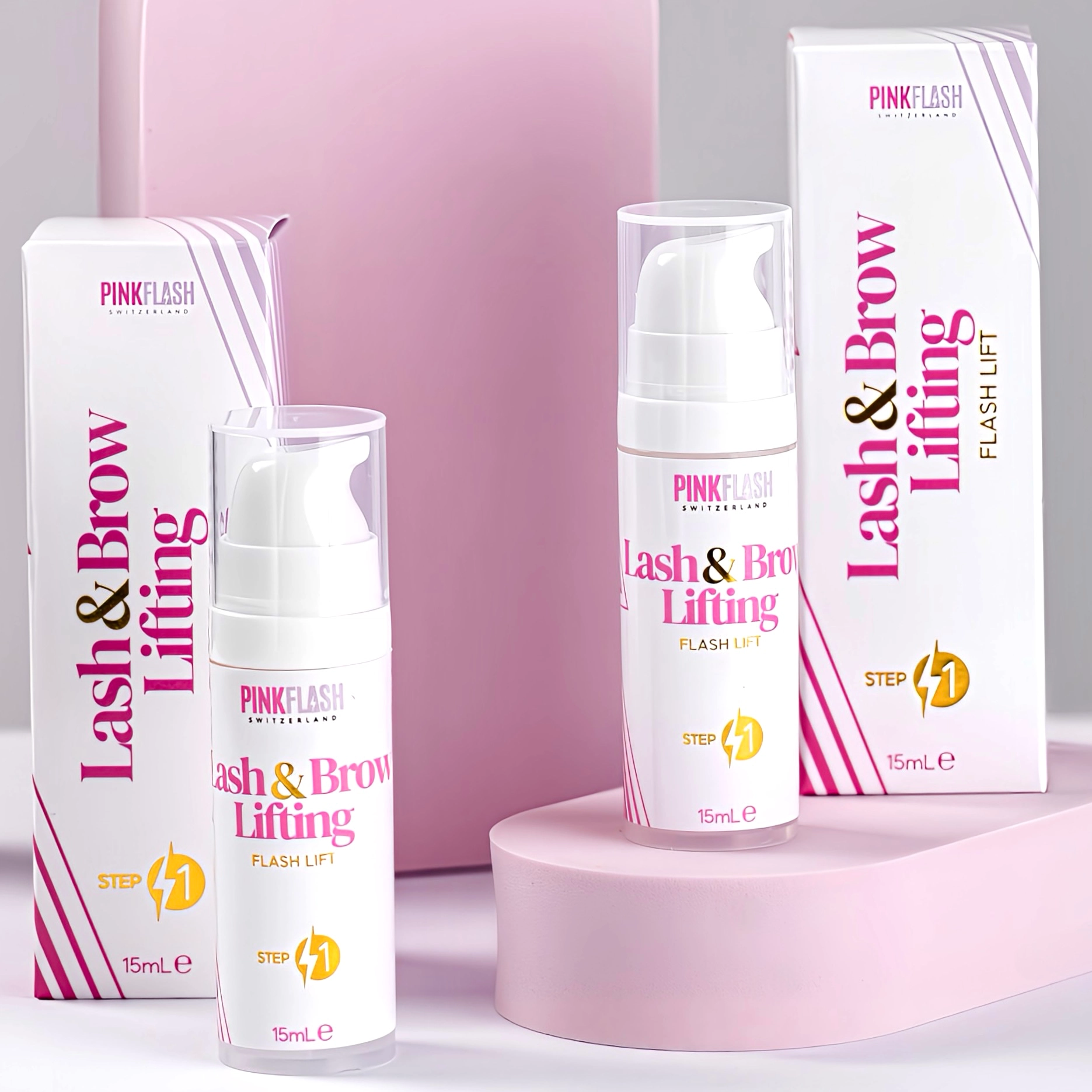 Passo 1 Permanente 15 ml Lash & Brow - Pink Flash