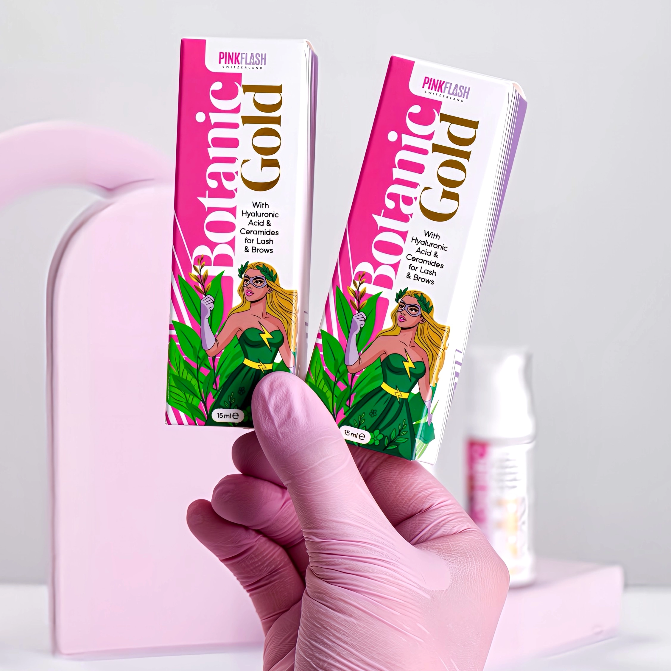 Sérum Botanic Gold 15 ml Lash & Brow - Pink Flash - Image 5