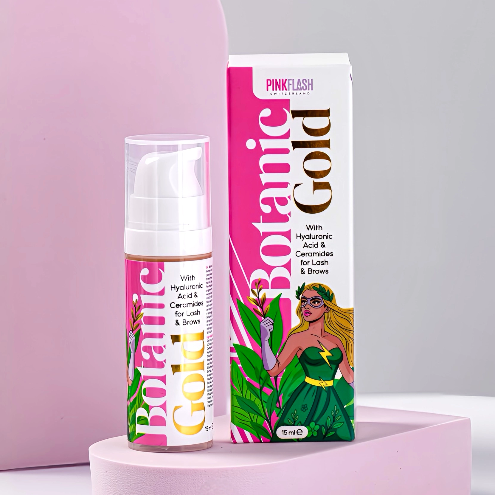 Sérum Botanic Gold 15 ml Lash & Brow - Pink Flash - Image 8
