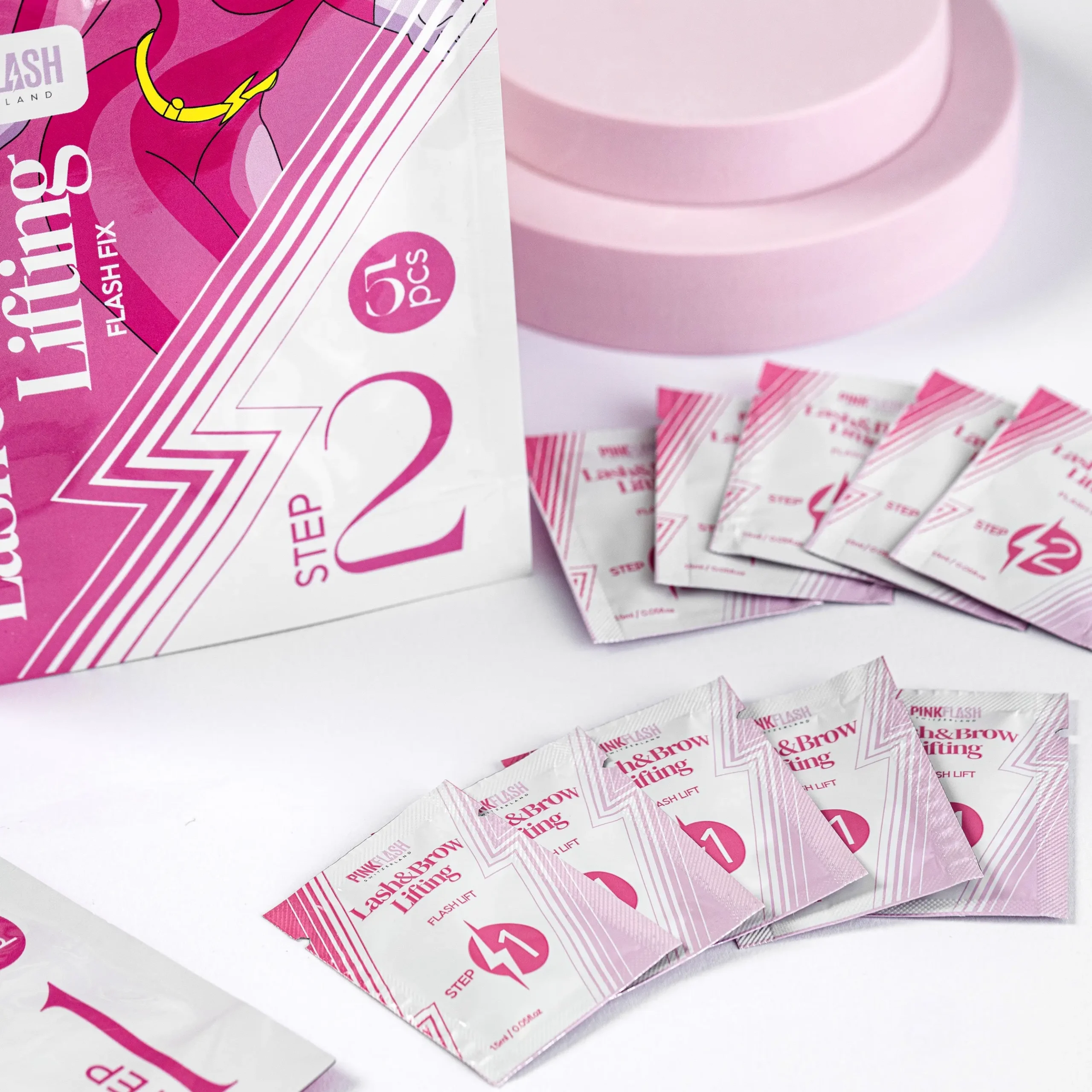 Passo 2 Neutralizante 5x1,5 ml Lash & Brow - Pink Lash - Image 4