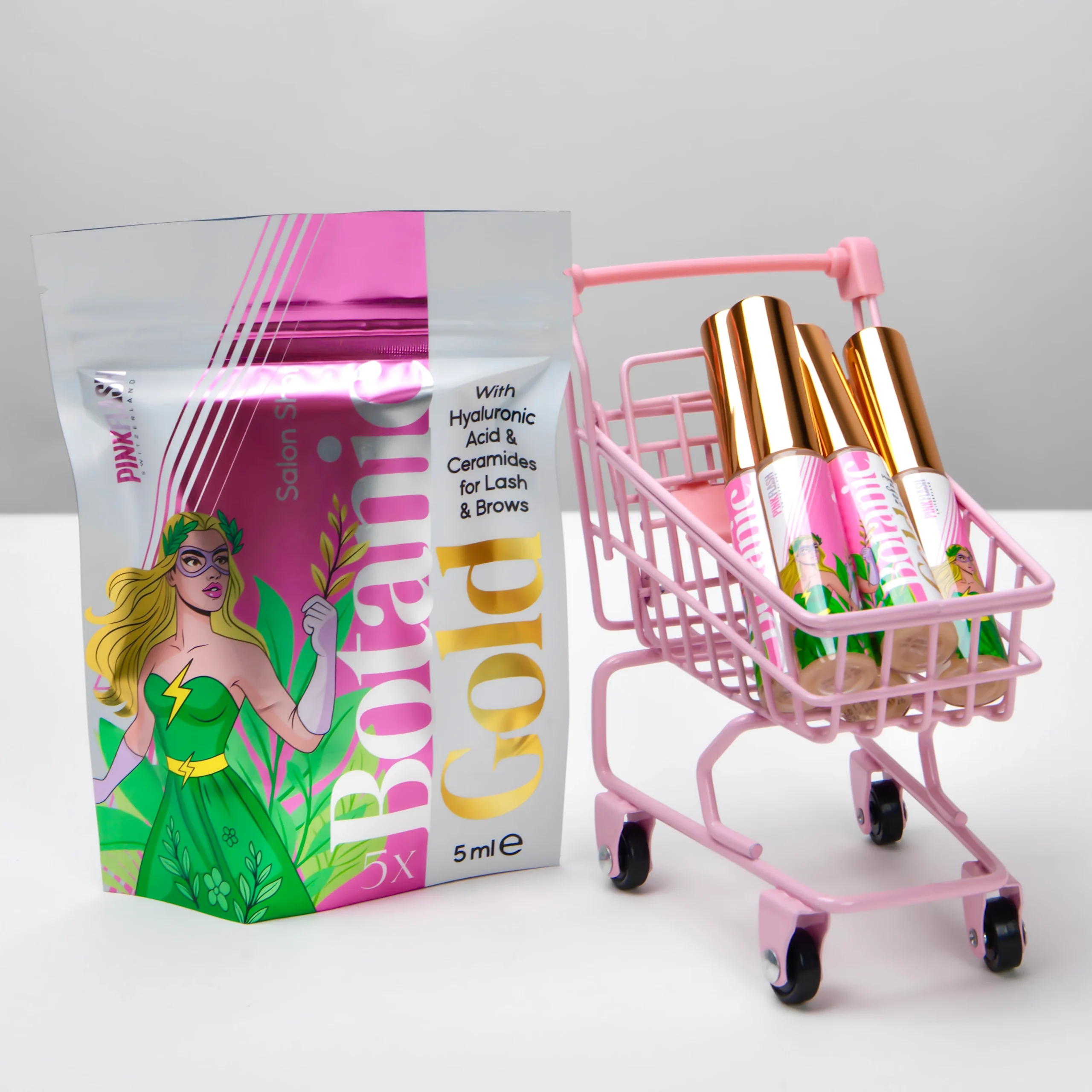 Pack 5 unidades - Sérum Botanic Gold 5 ml Lash & Brow - Pink Flash - Image 6