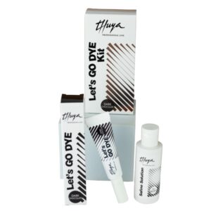 Kit Solução Salina + Coloração Direta Sem Oxidante Pestanas - Thuya