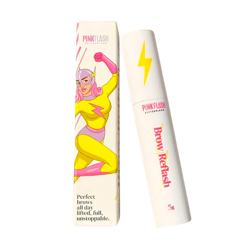 Brow Reflesh - Gel Fixação de Sobrancelhas - Pink Flash - Image 3